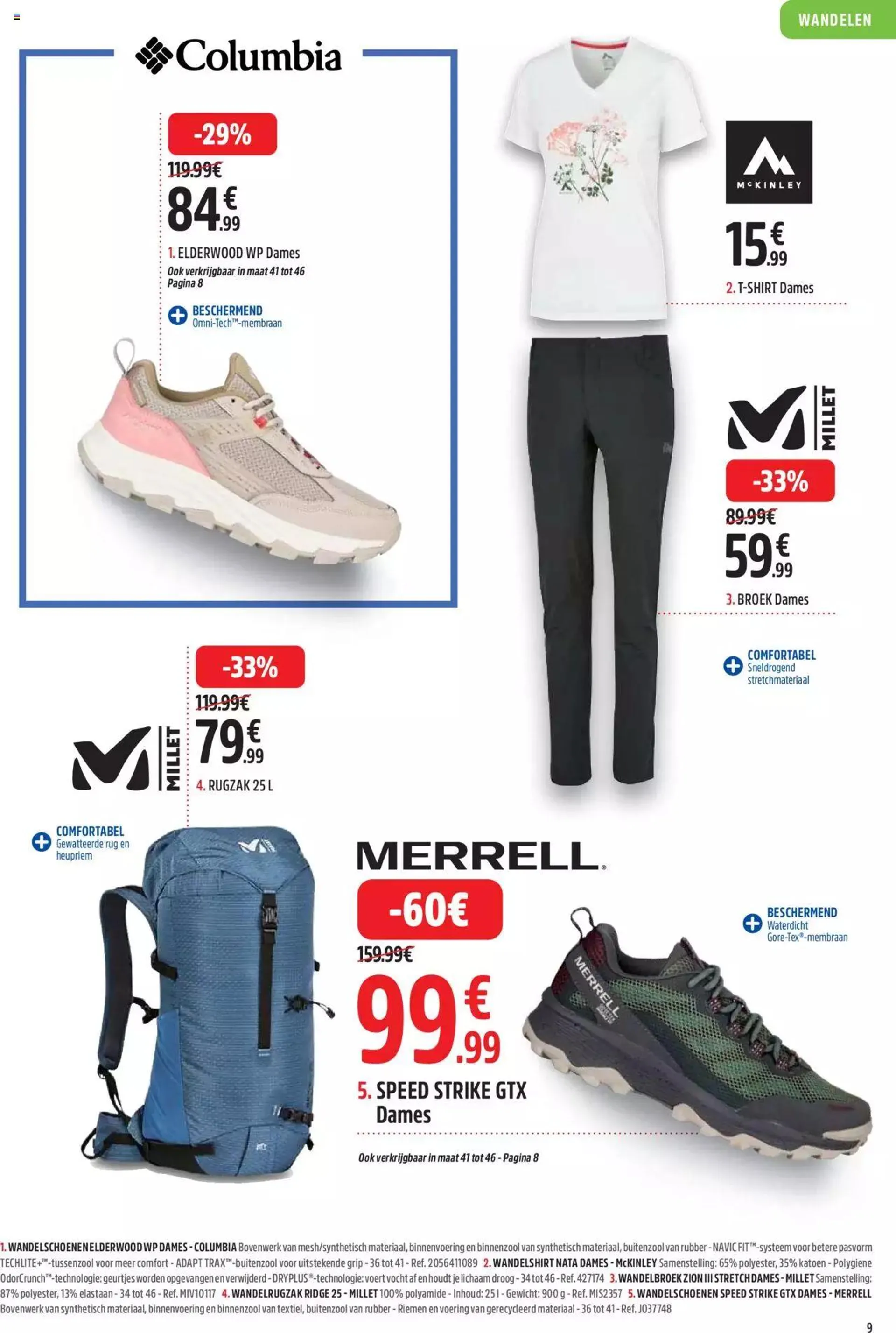 Intersport Herent van 14 april tot 31 december 2024 - folder pagina 9