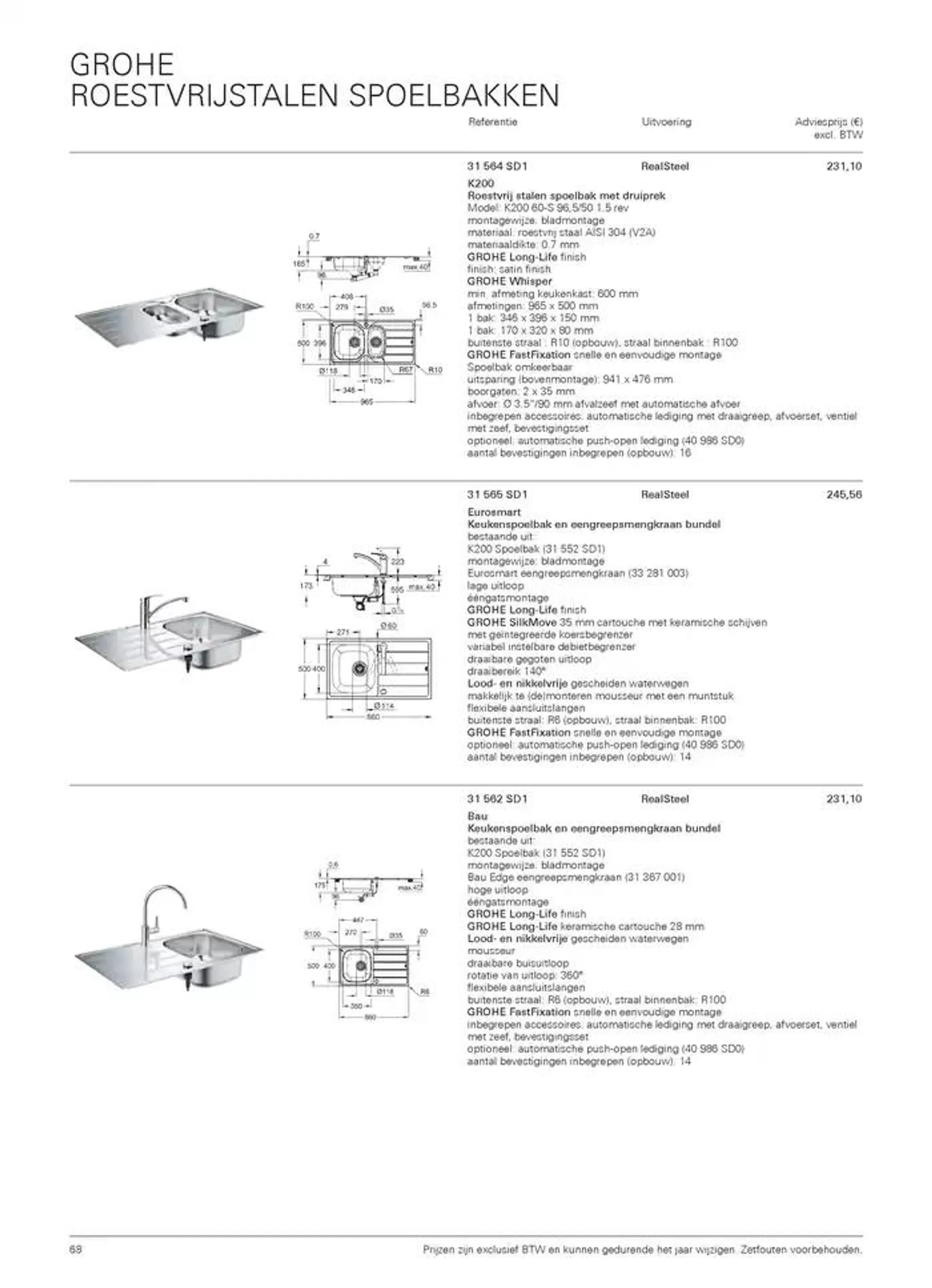 Catalogus Keuken van 16 oktober tot 31 december 2024 - folder pagina 68