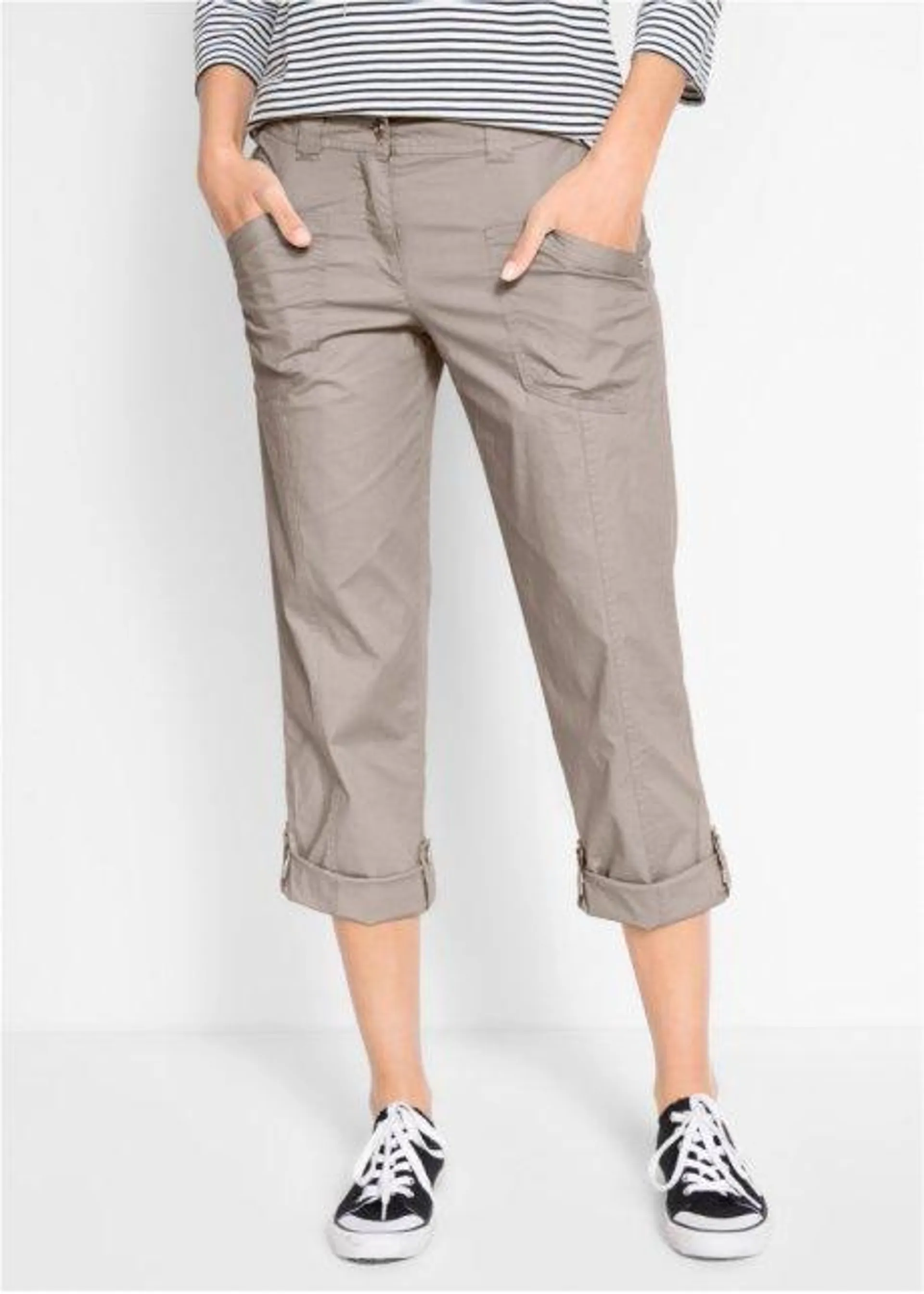 Pantalon extensible cargo 3/4