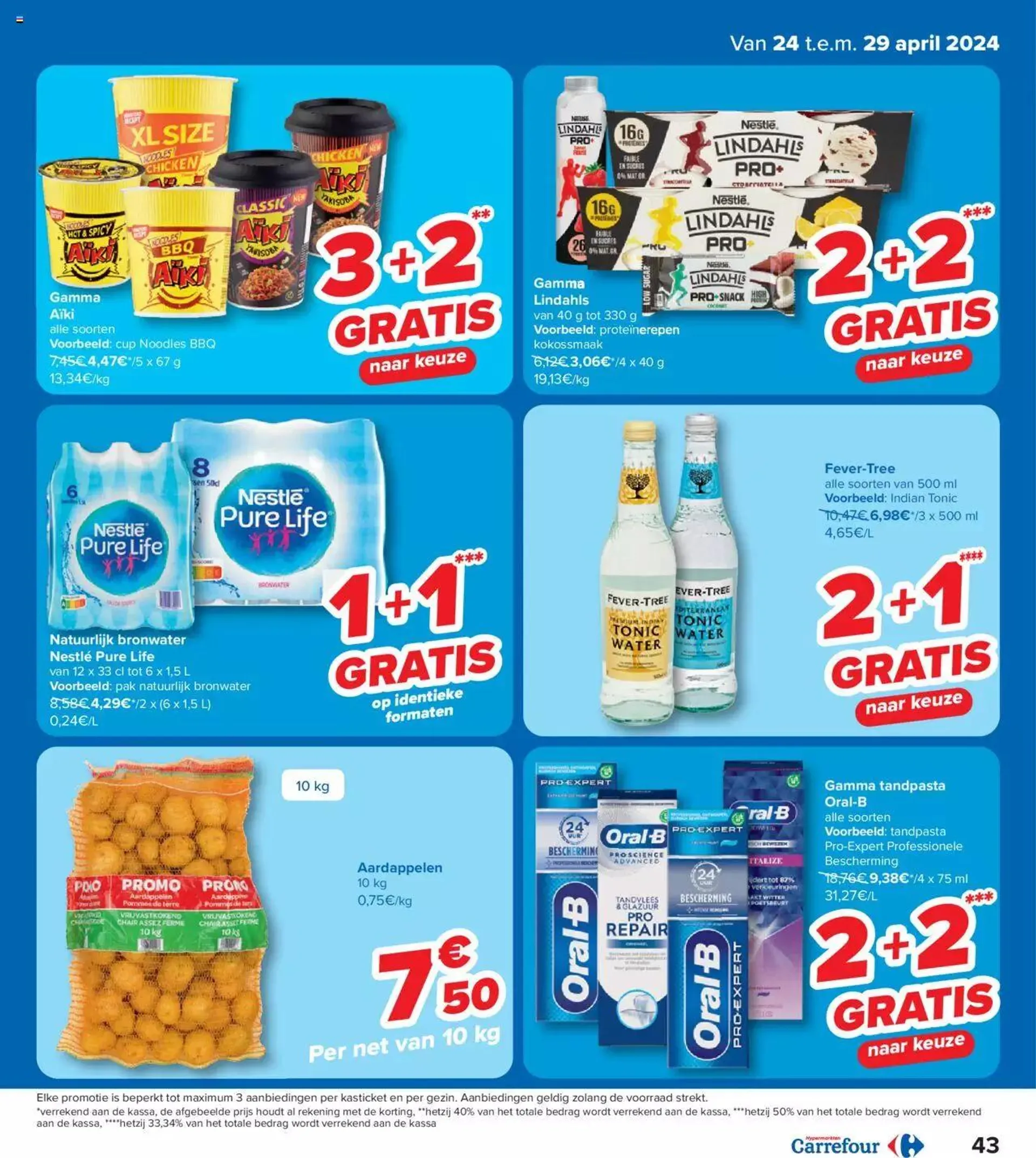 Carrefour folder week 17/18 van 6 mei tot 31 december 2024 - folder pagina 43