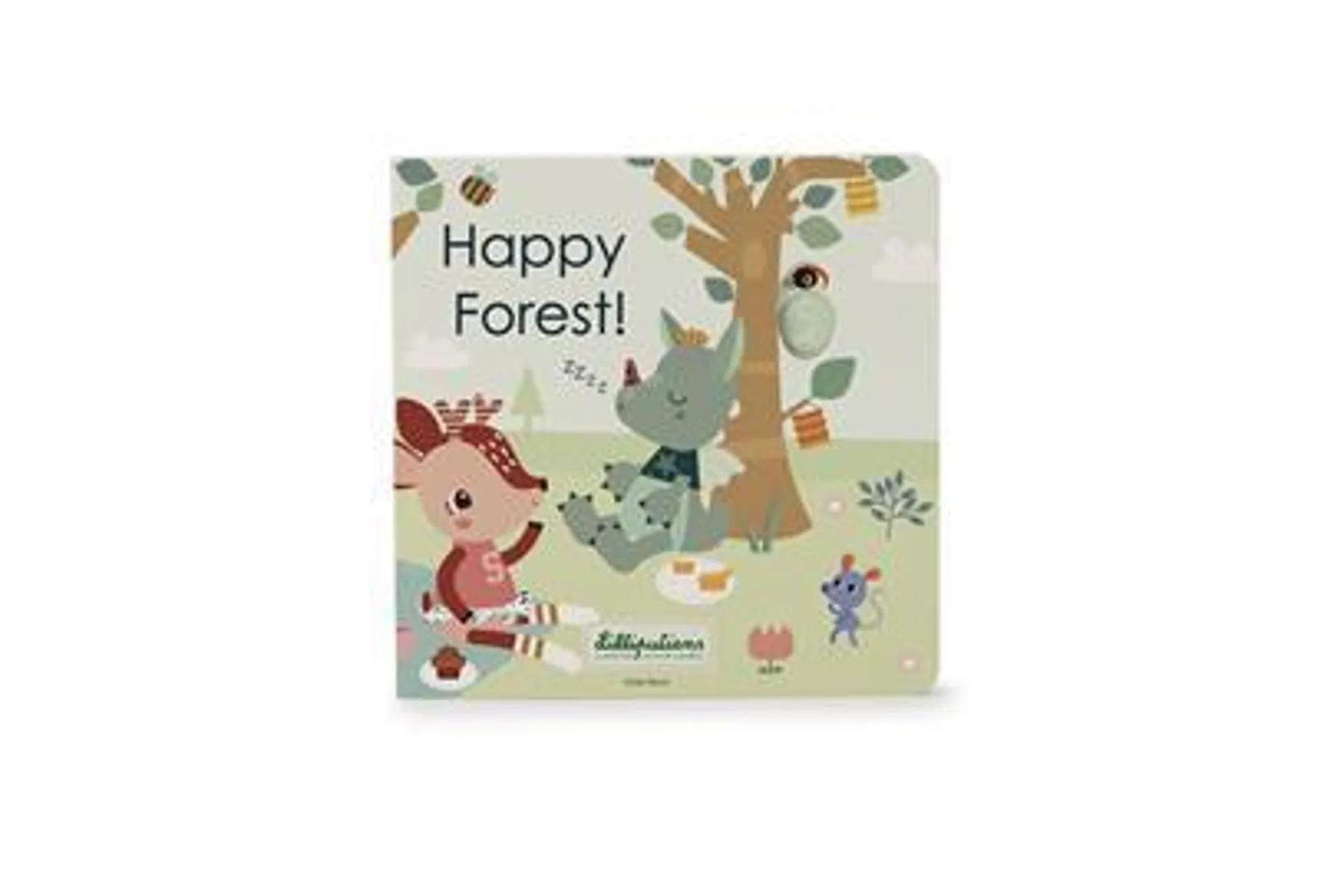 Lilliputiens Voelboek met geluiden Happy Forest