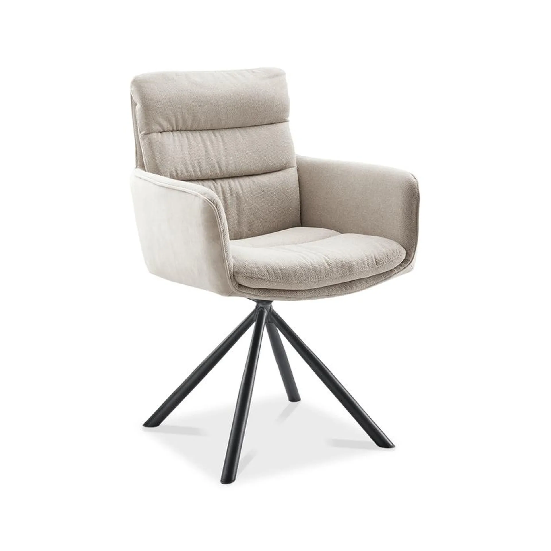 Pronto Wonen Eetfauteuil CAVALETTA Oyster/Liver