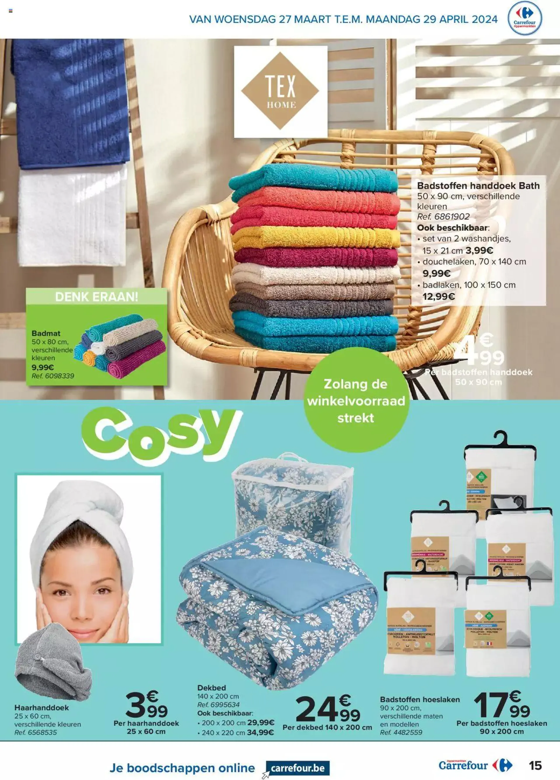 Carrefour Special textiel van 29 april tot 31 december 2024 - folder pagina 15