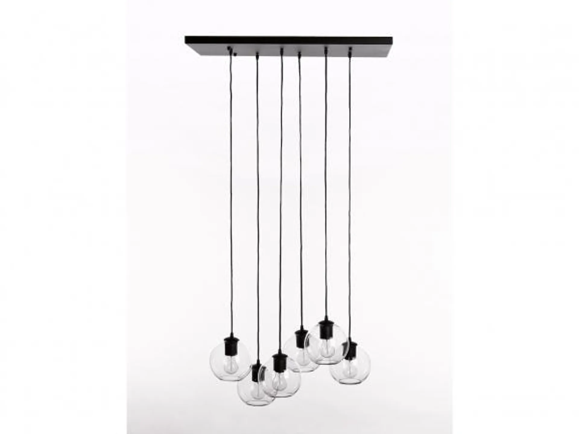 MARCKDAEL Plafondlamp SEATTLE met 6 glazen bollen Globe