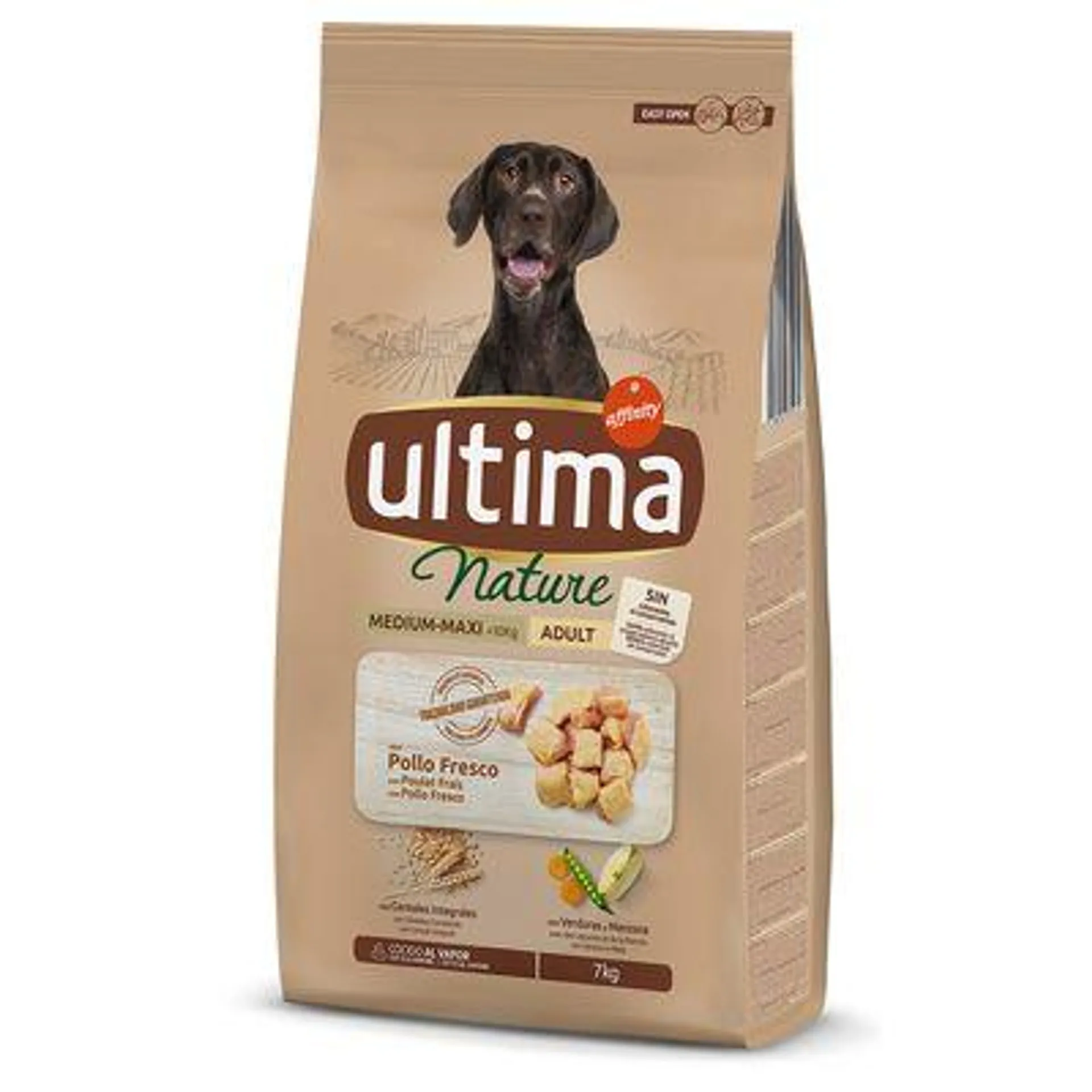 Ultima Nature Medium / Maxi 2 x 2,7 à 7 kg : 40 % de remise sur le 2ème sac !