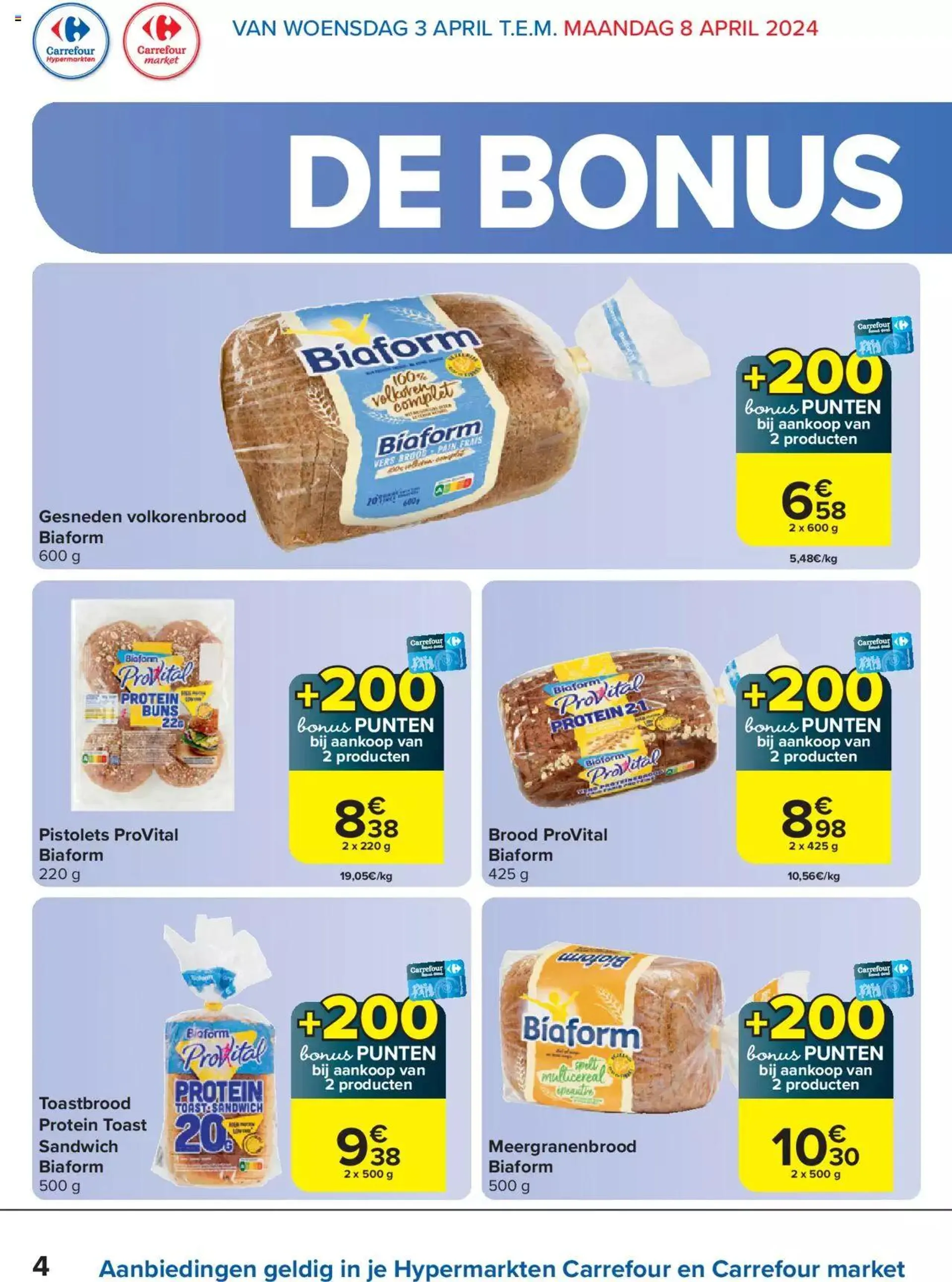 Carrefour Special Bonus Punten van 15 april tot 31 december 2024 - folder pagina 4