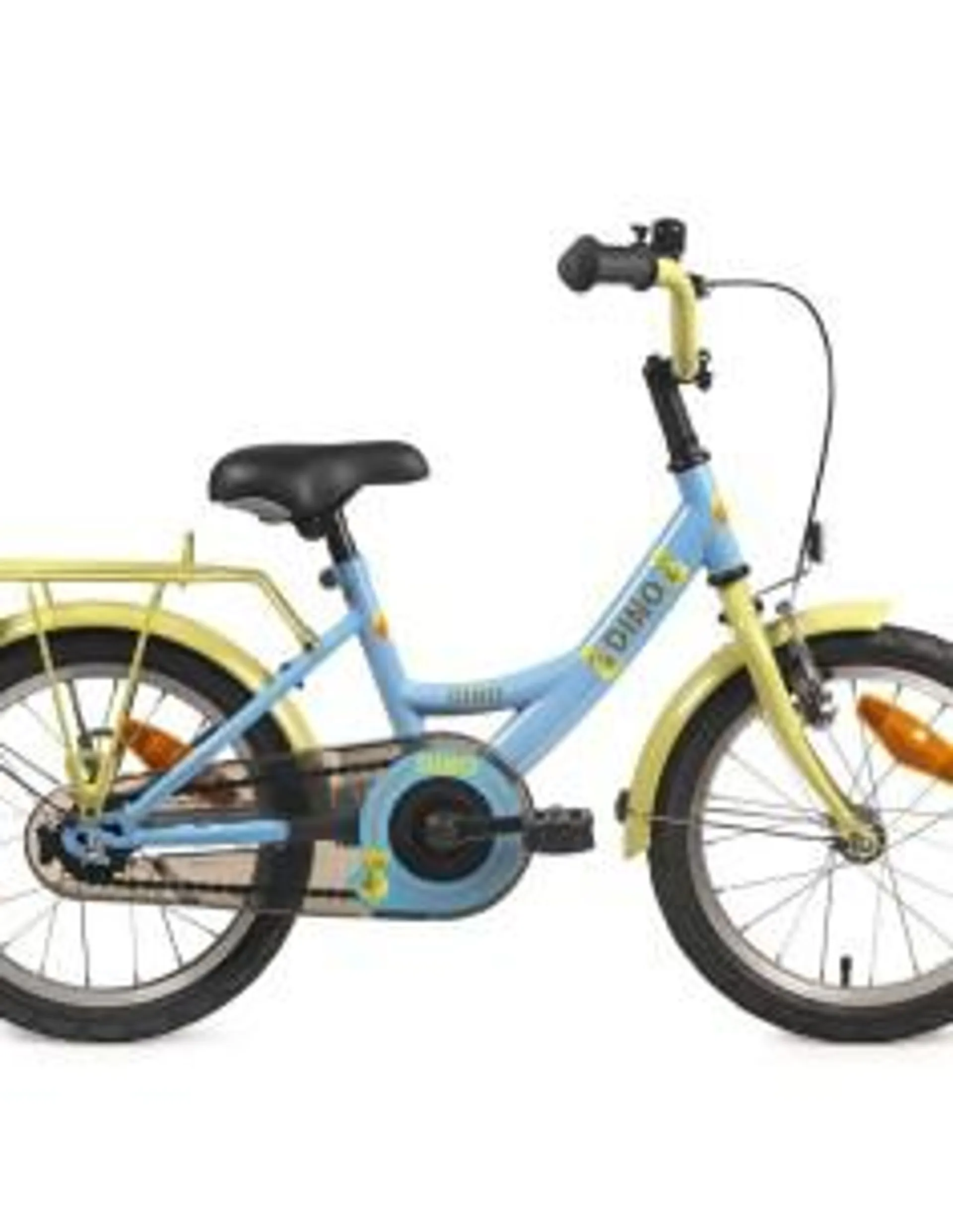 BIKE FUN KINDERFIETS DINO 16 BLAUW/GROEN