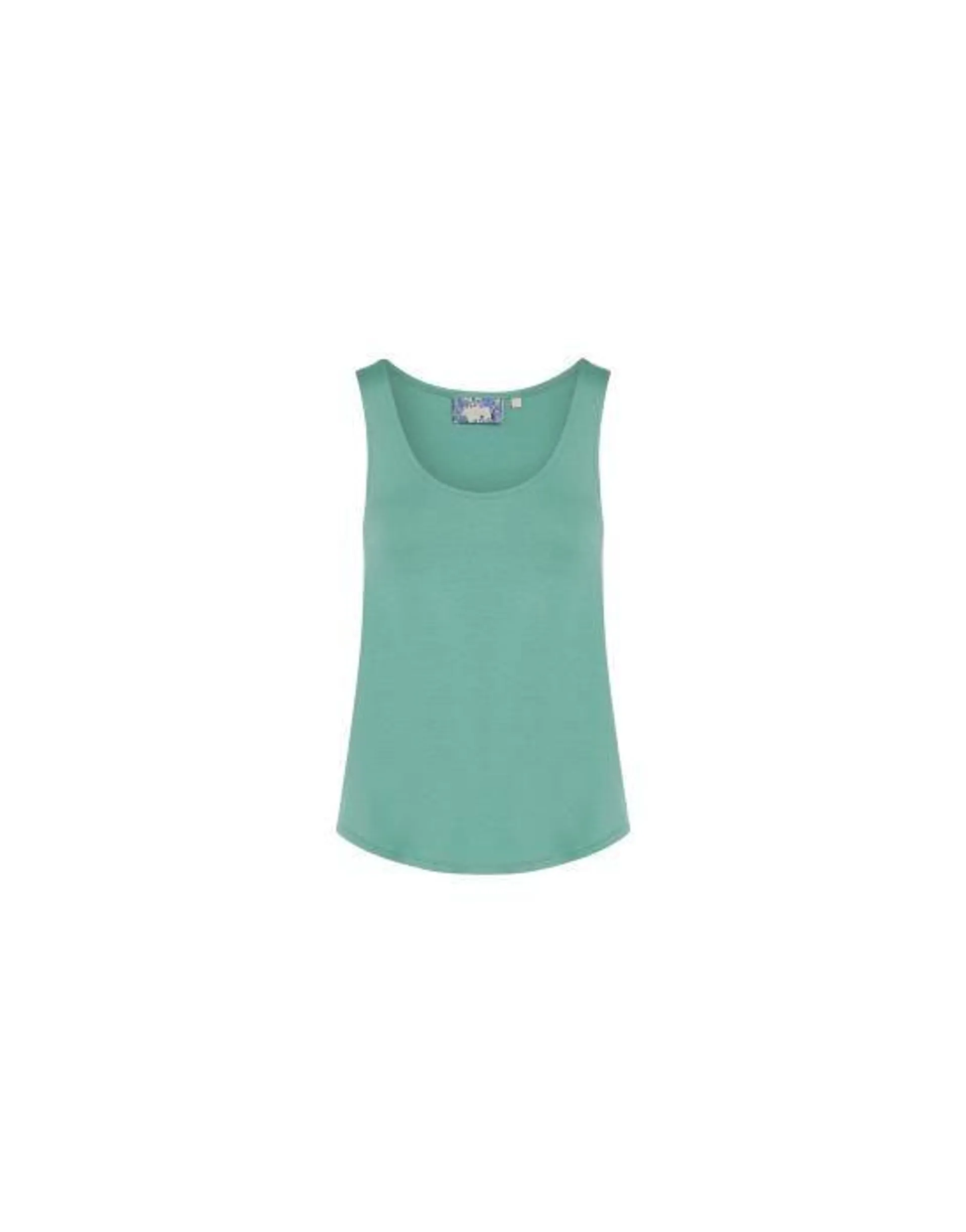 ESSENZA Shelby Uni Easy green Top mouwloos L