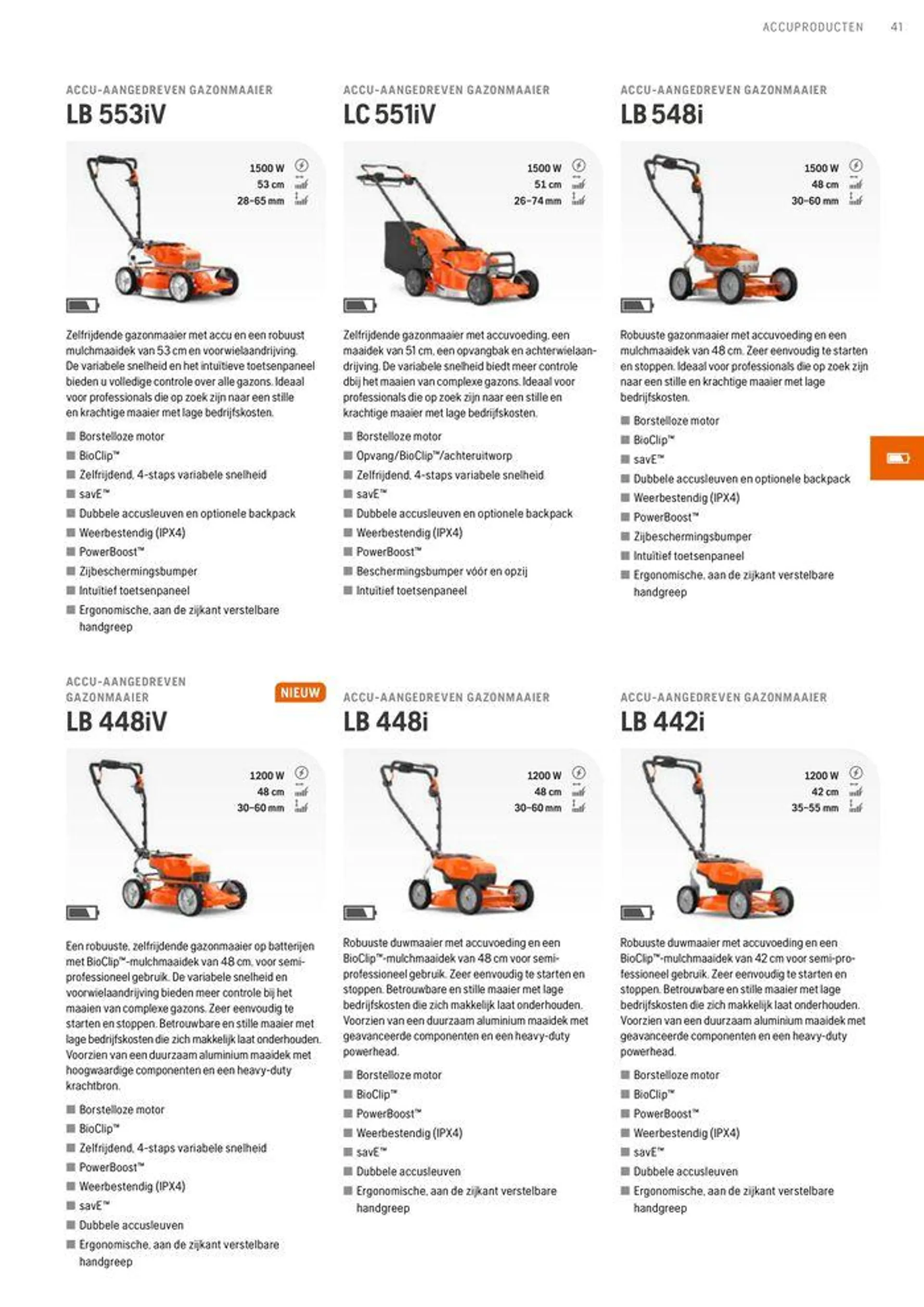 Professionele Producten 2024 van 3 april tot 31 december 2024 - folder pagina 41