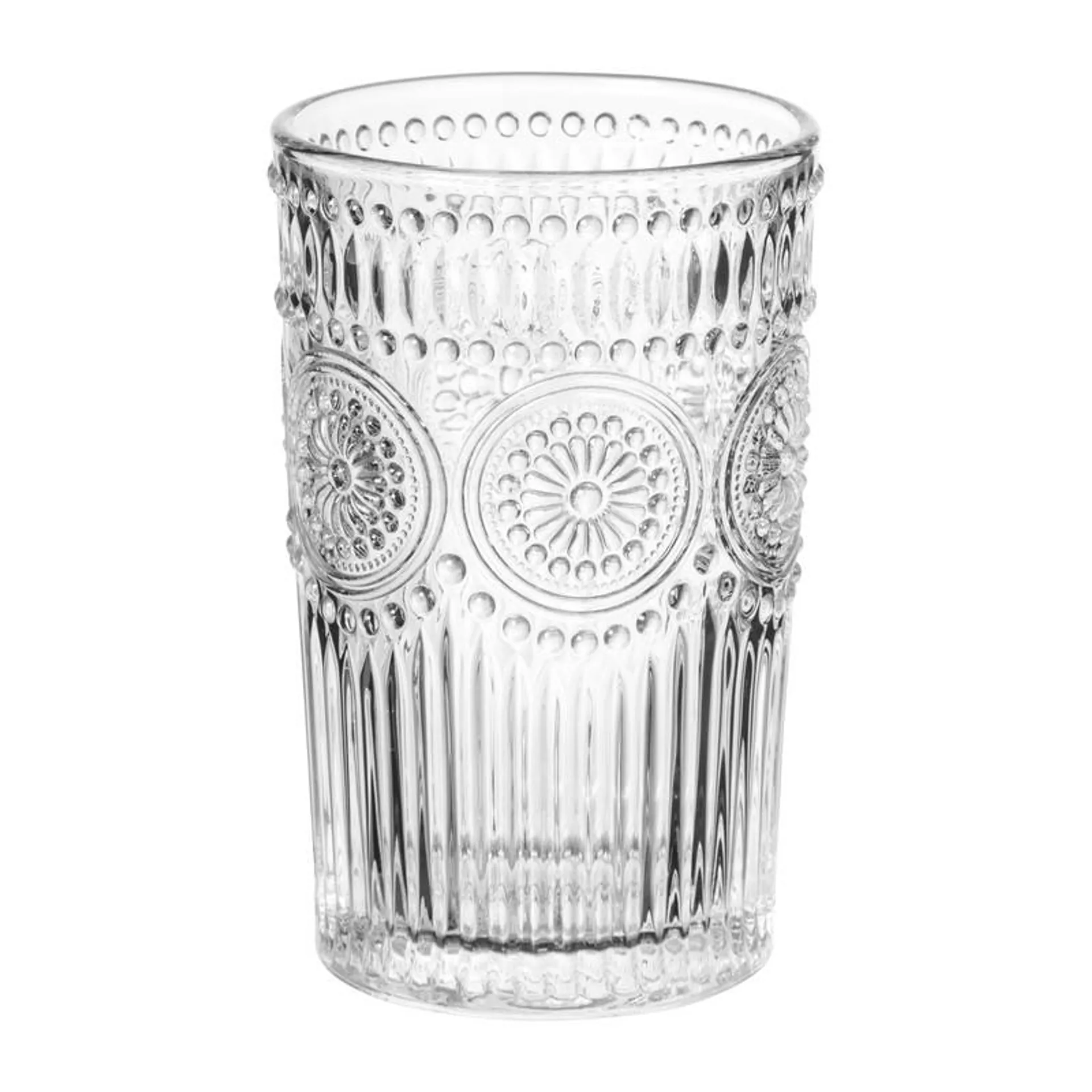 Longdrinkglas romantic - transparant - 300 ml