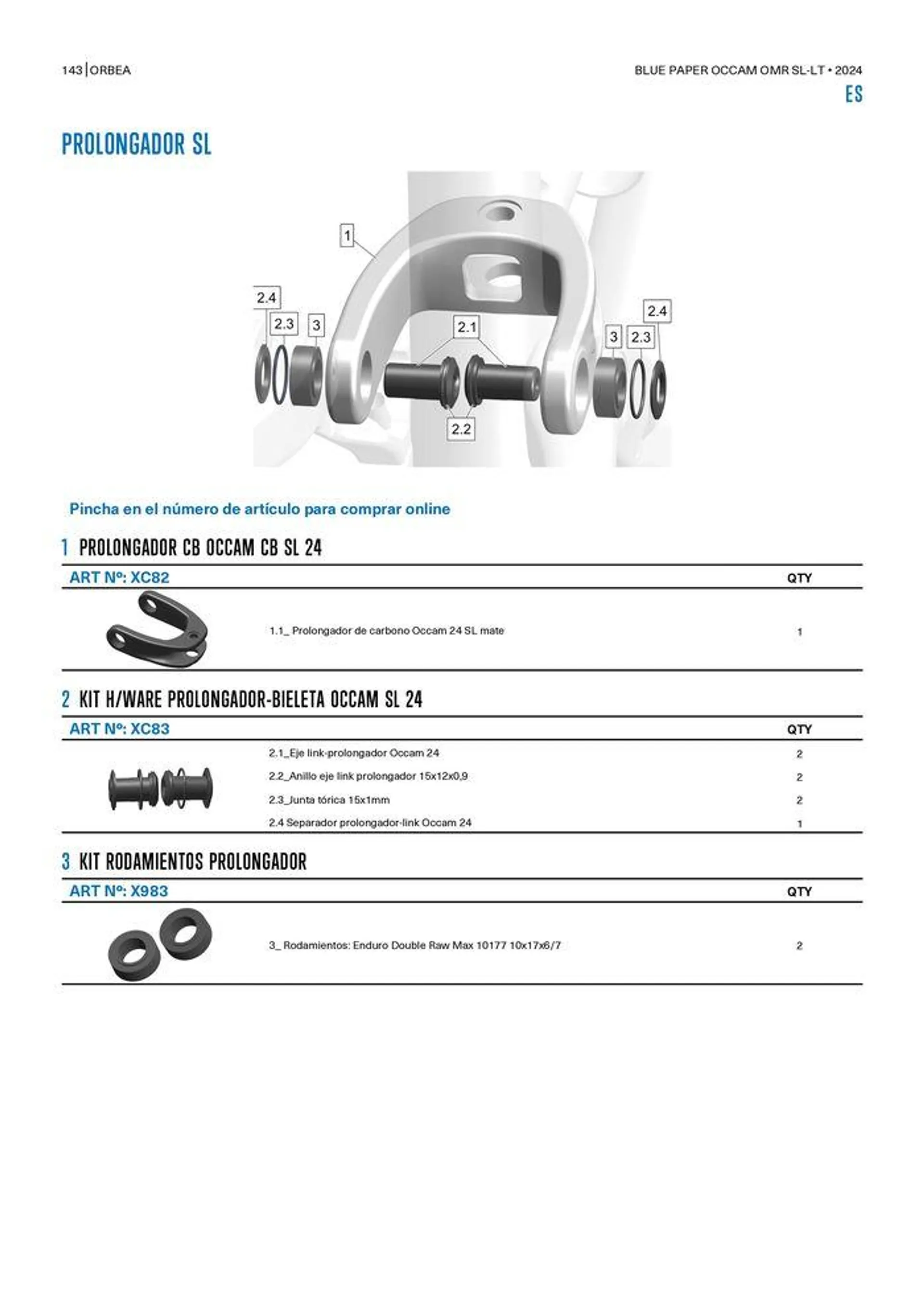 OCCAM OMR SL-LT 2024 van 25 oktober tot 25 oktober 2024 - folder pagina 143