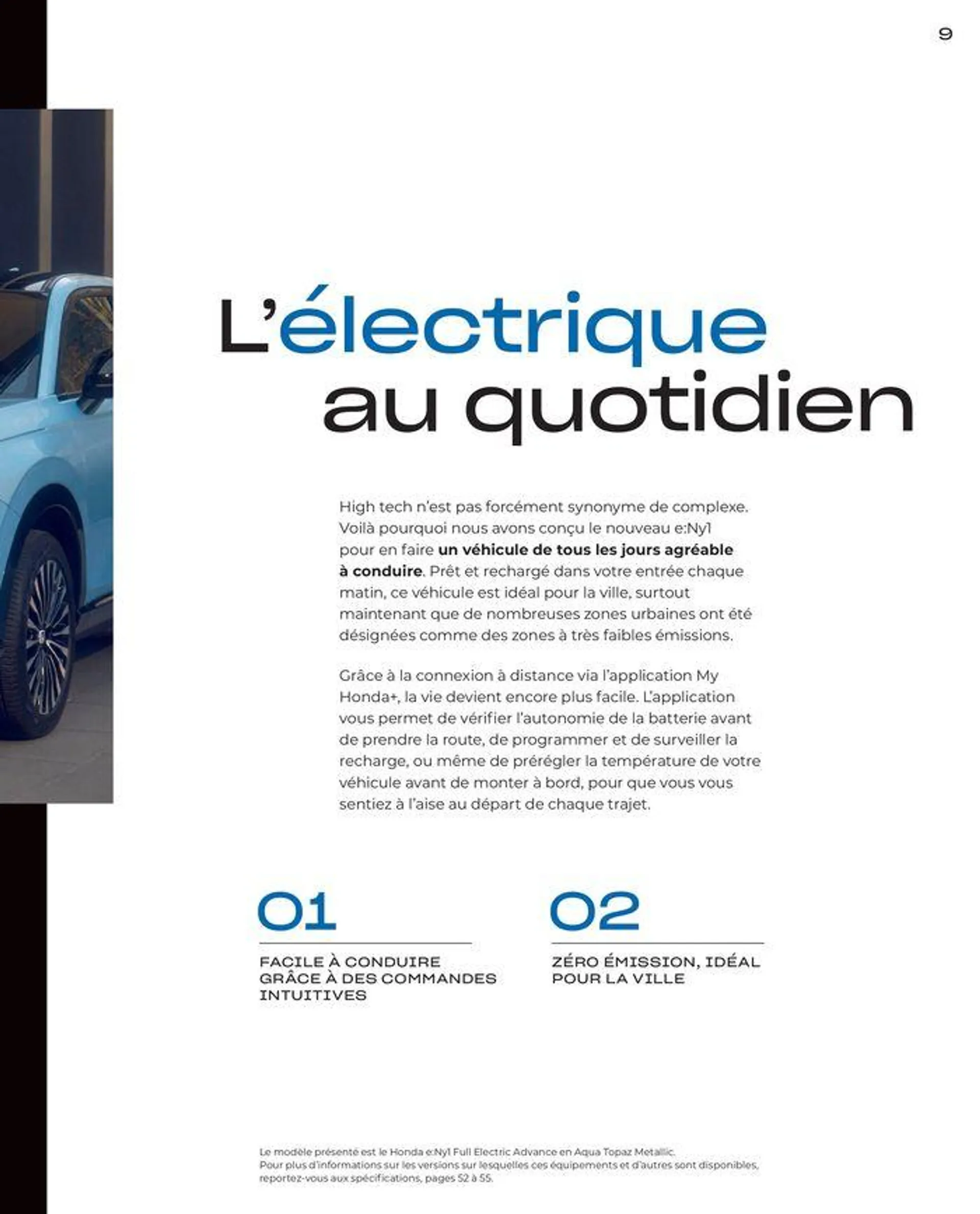 Honda e:Ny1 — Brochure van 18 april tot 18 april 2025 - folder pagina 9