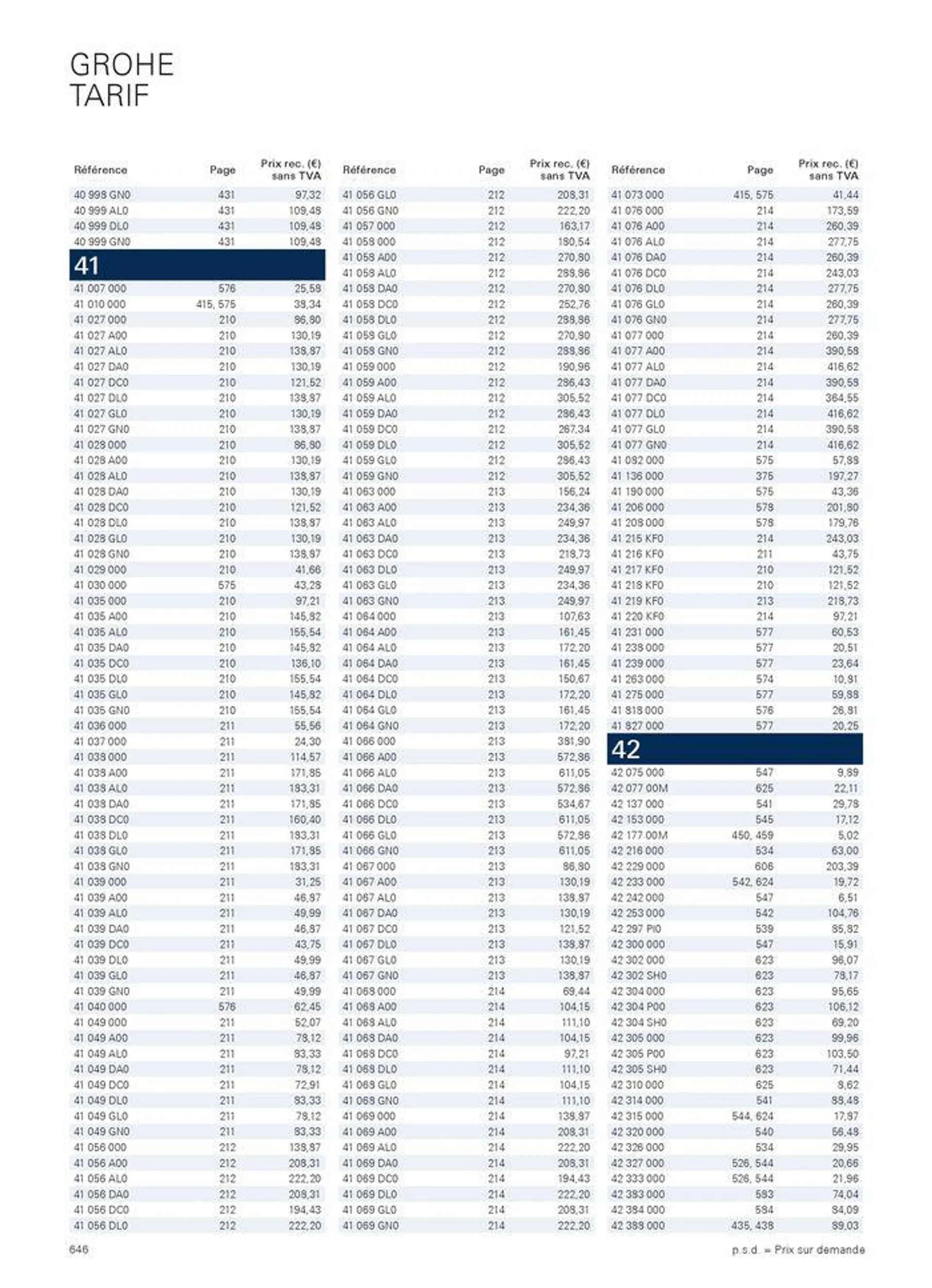 CATALOGUE 2024 van 2 februari tot 31 januari 2025 - folder pagina 646