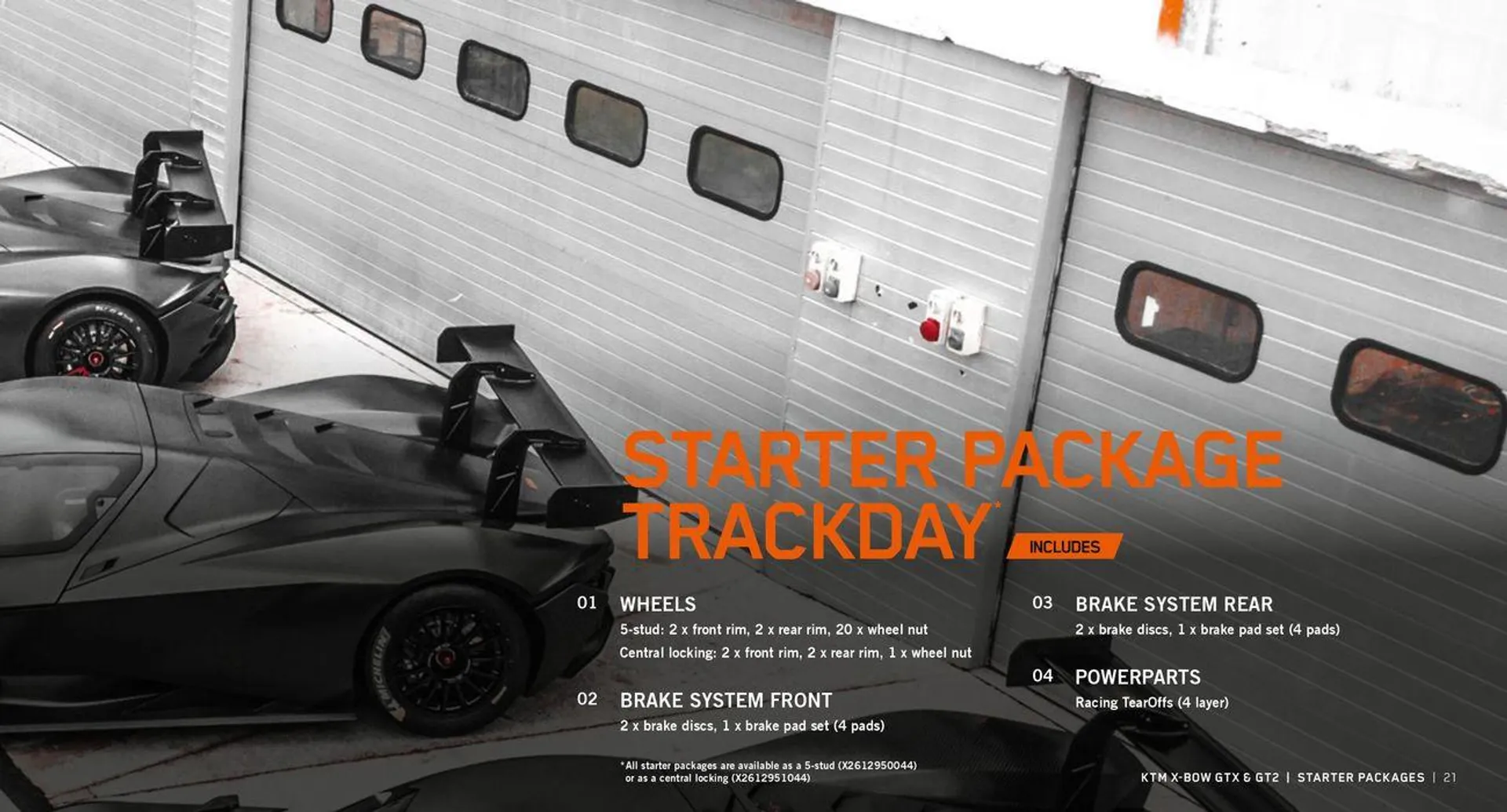 KTM X-BOW GTX/GT2 van 13 oktober tot 13 oktober 2024 - folder pagina 21