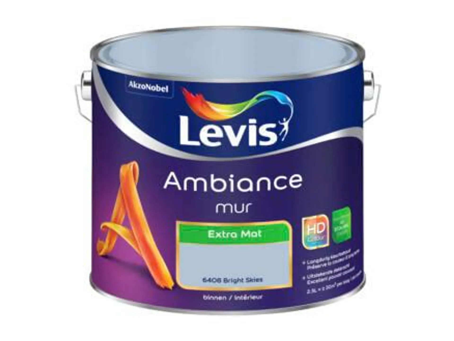 Levis Ambiance muurverf mat 2,5l bright skies