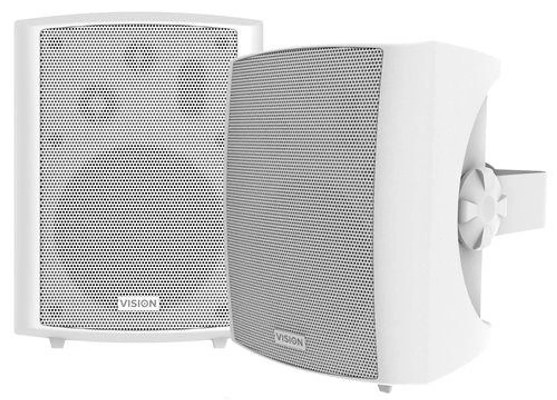 VISION 5.25" Pair White Wall Speakers