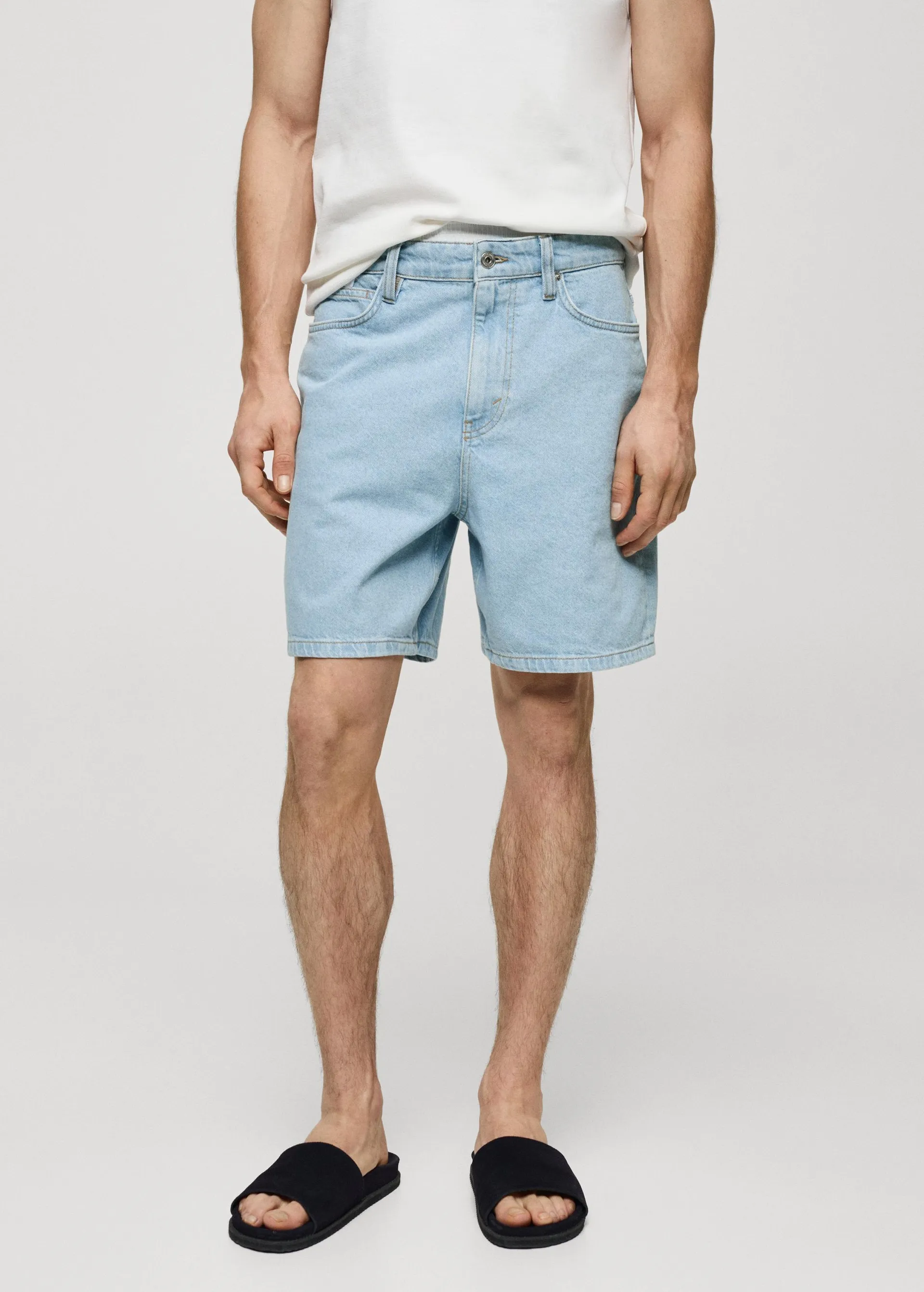 Bermudas denim regular fit