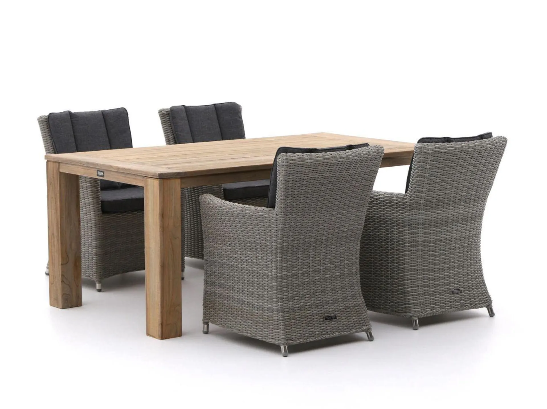 Intenso Adriano/ROUGH-X 180cm dining tuinset 5-delig