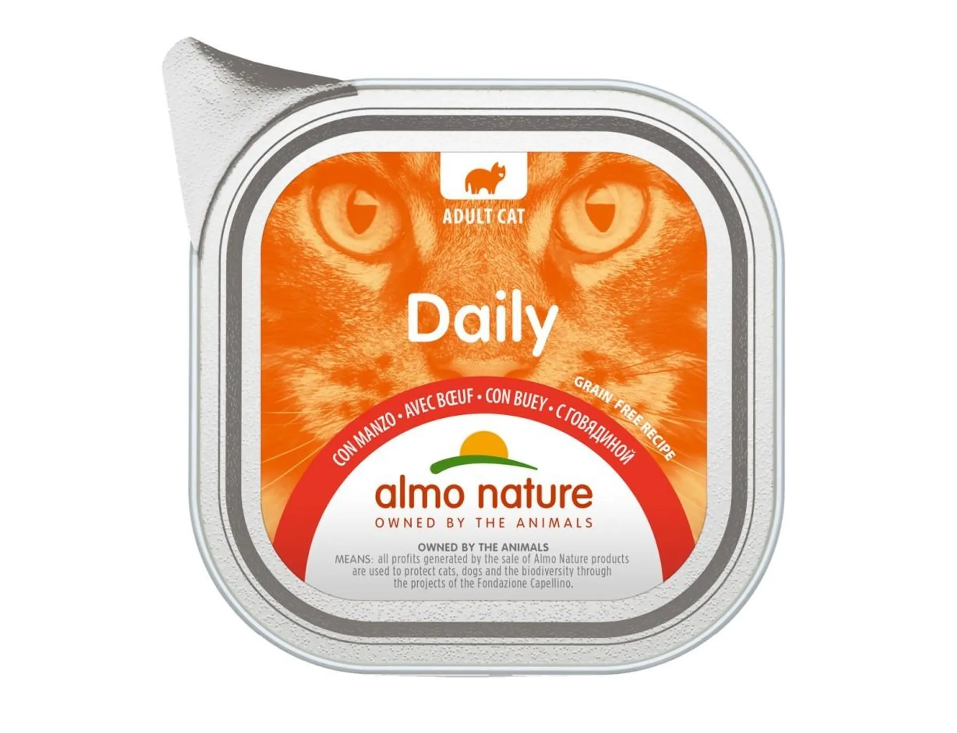 Daily Cats 100g - met Rund