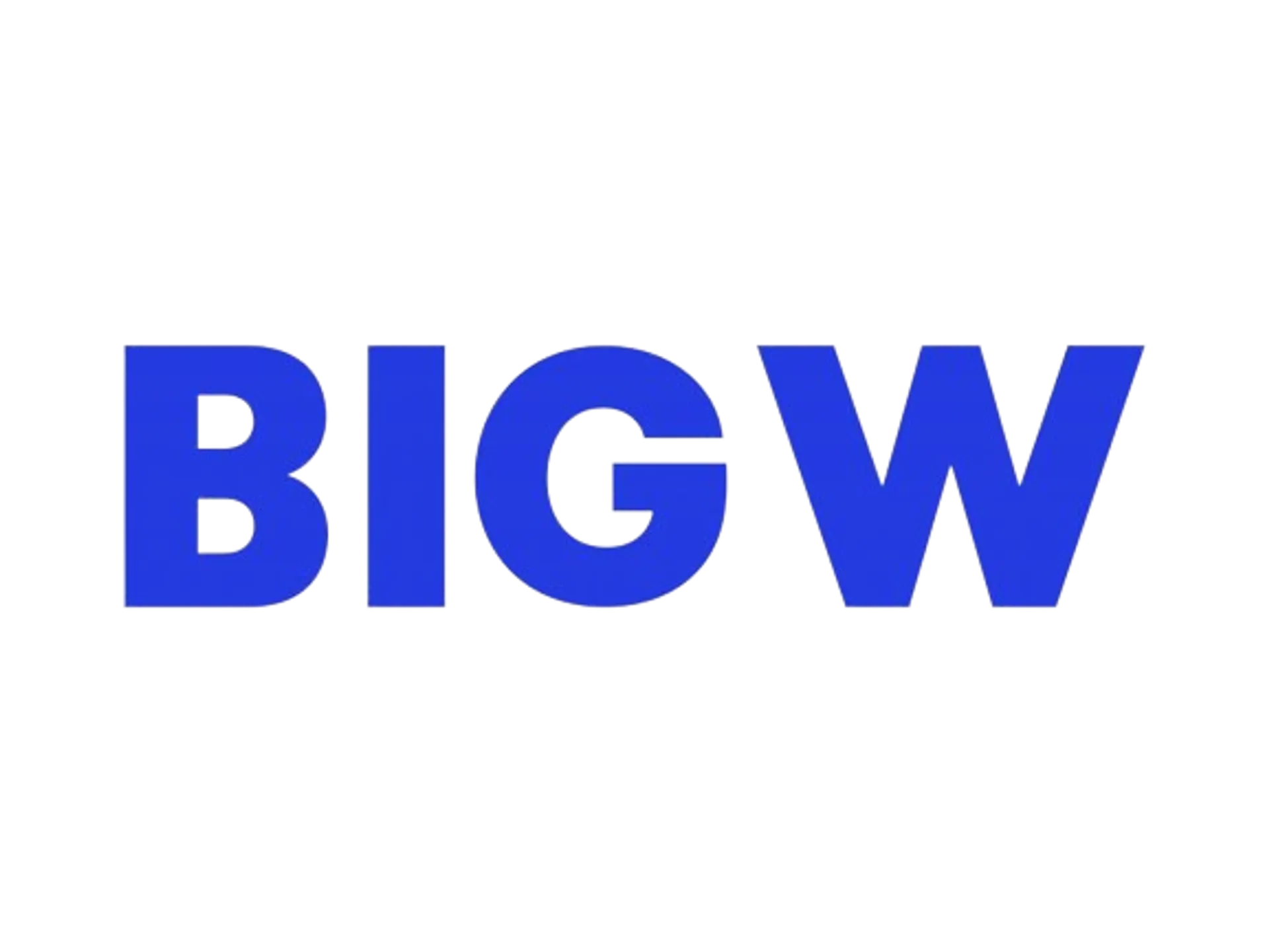BIG W logo of current flyer