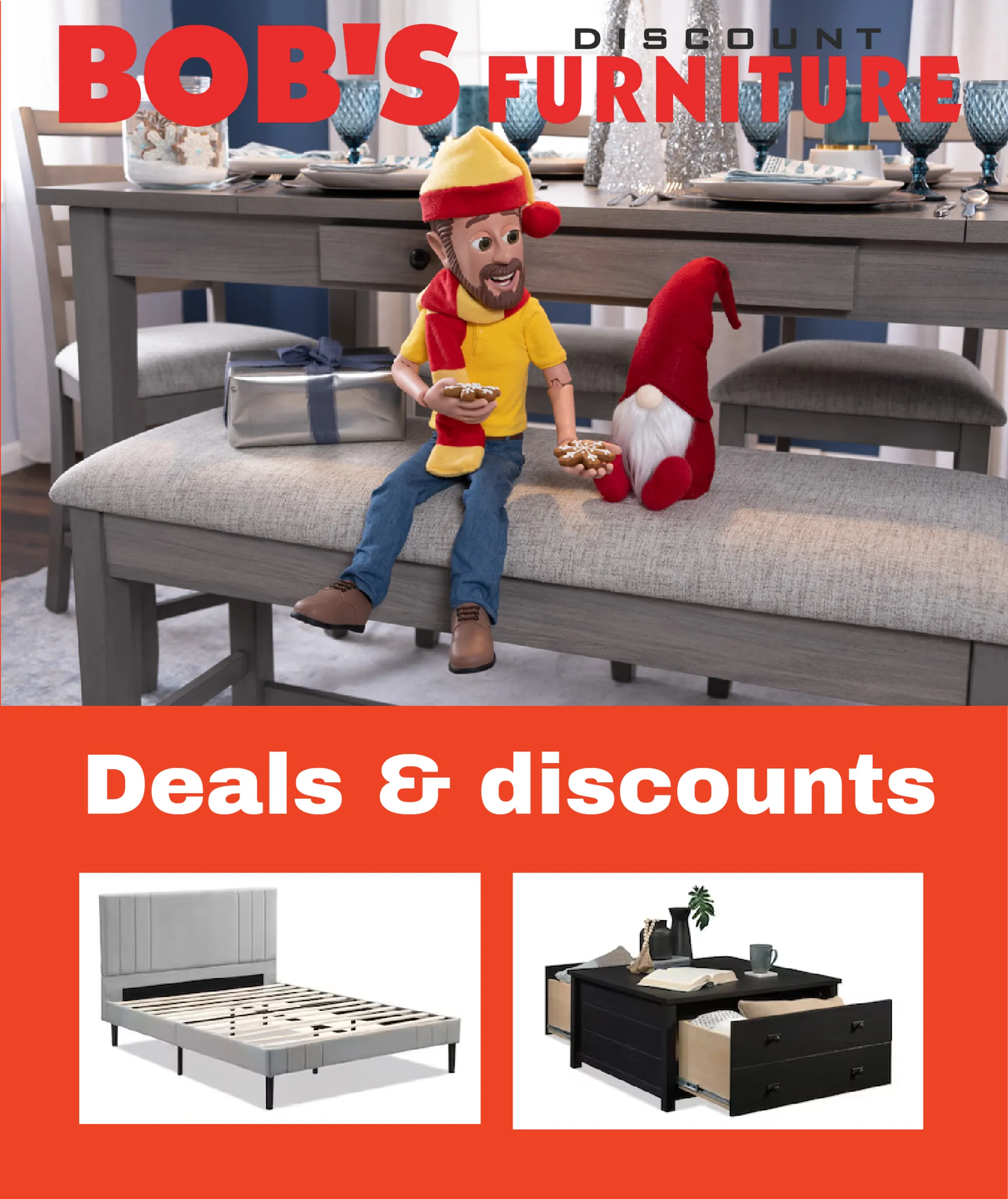 Weekly ad Bob's Discount Furniture sales from December 11 to December 25 2024 - Page 