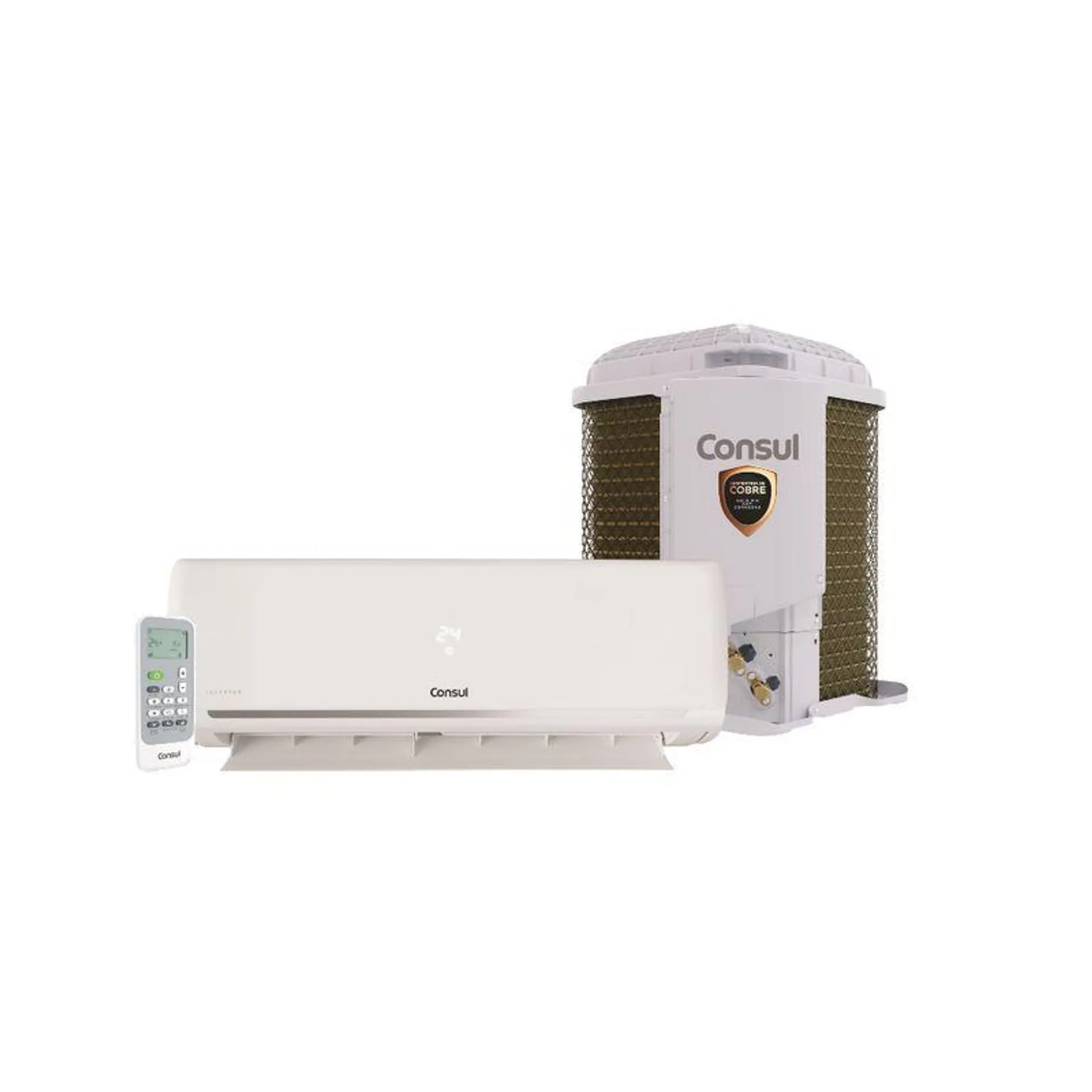 Ar Condicionado Split Hi Wall Consul Dual Inverter 12000 BTU/h Frio CBK12EBBNA – 220 Volts