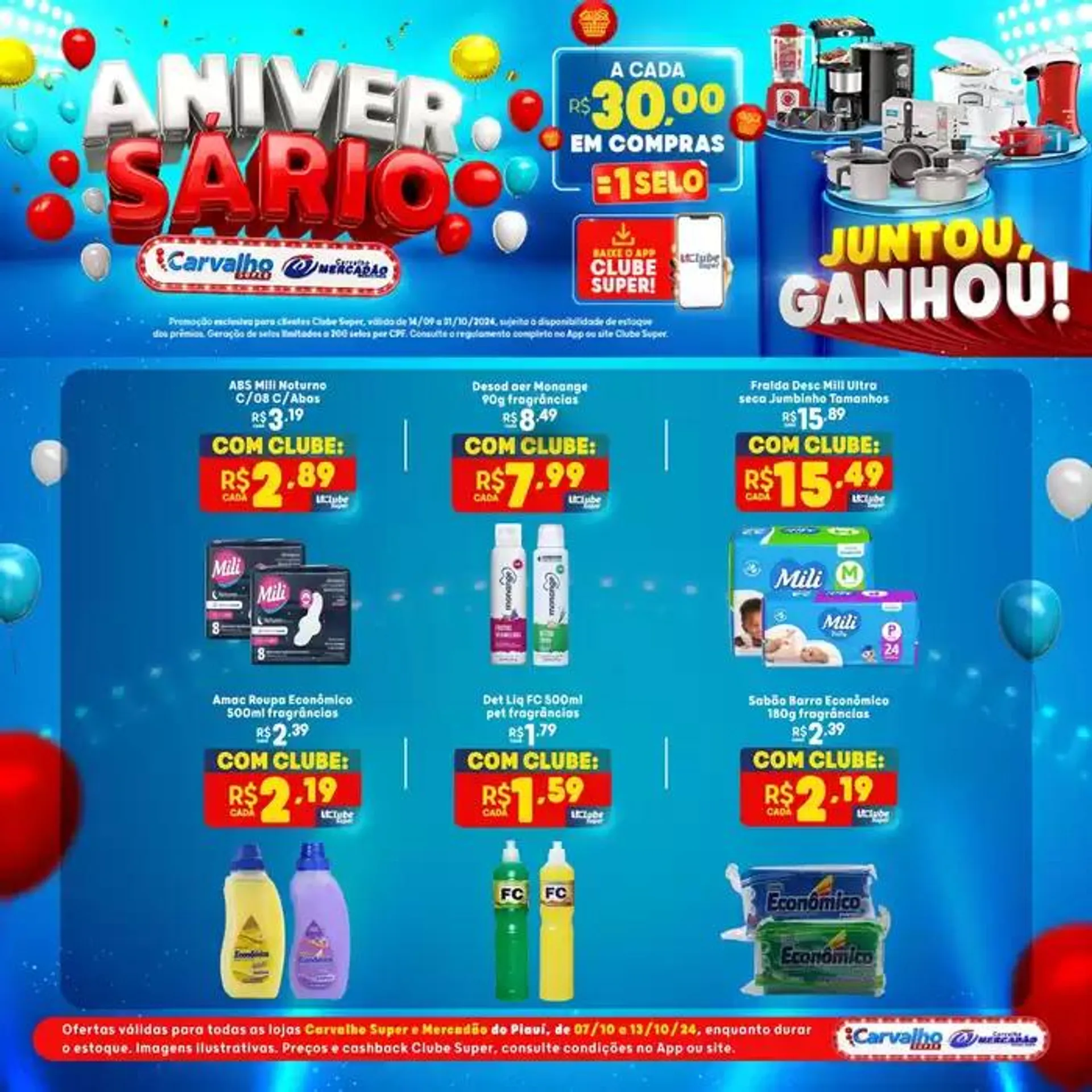 Encarte de Aniversário Carvalho Supermercado 7 de outubro até 31 de outubro 2024 - Pagina 3