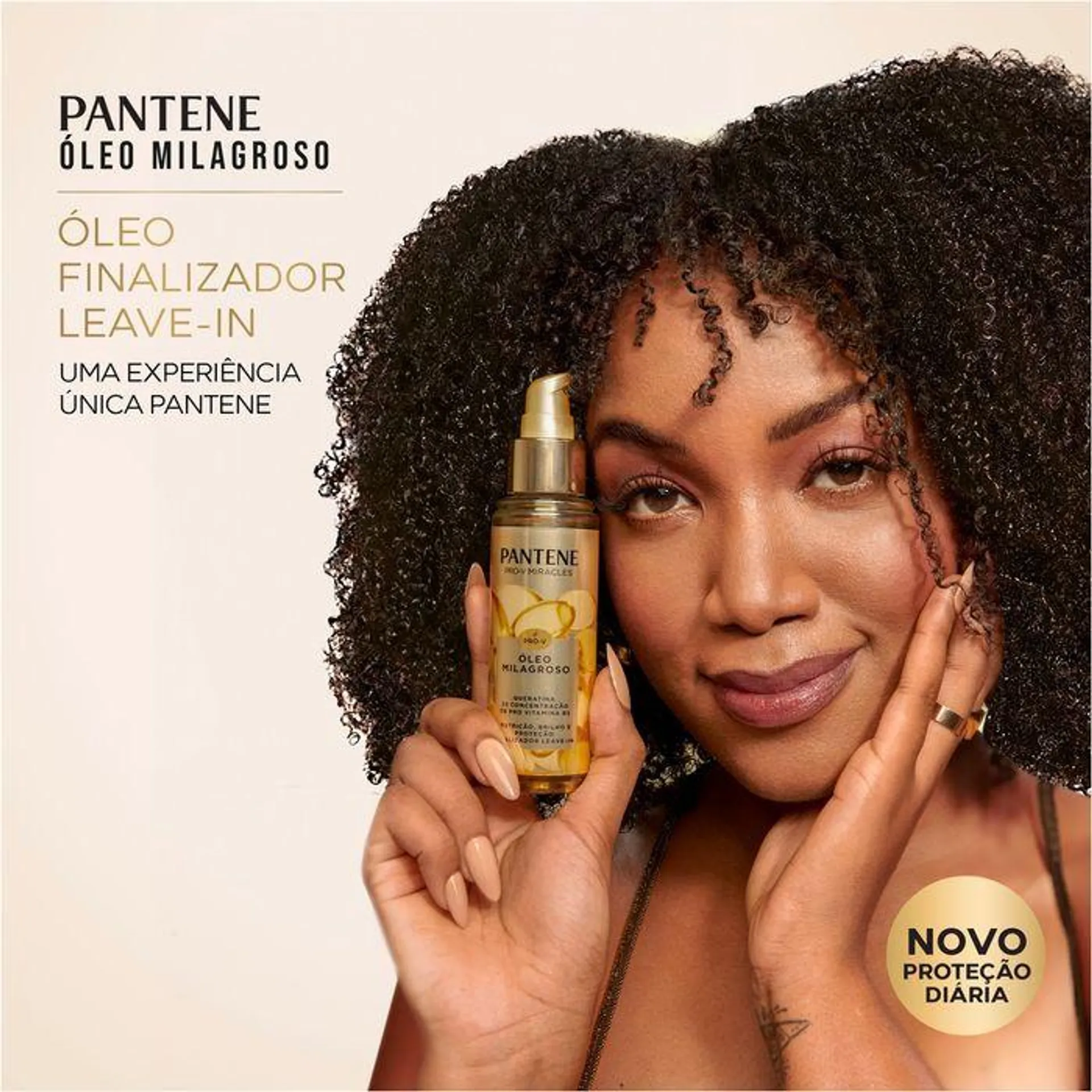 Leave-In Pantene Óleo Milagroso Queratina 95ml