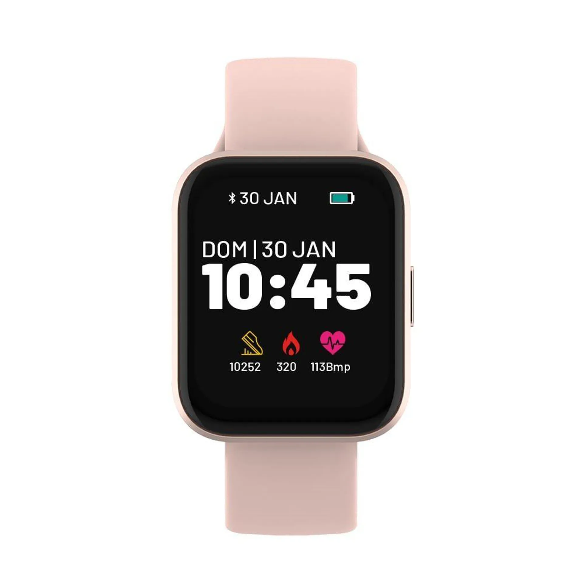 Smartwatch Átrio M1 Bluetooth com Monitor Cardíaco Leitura de Mensagens Rosé
