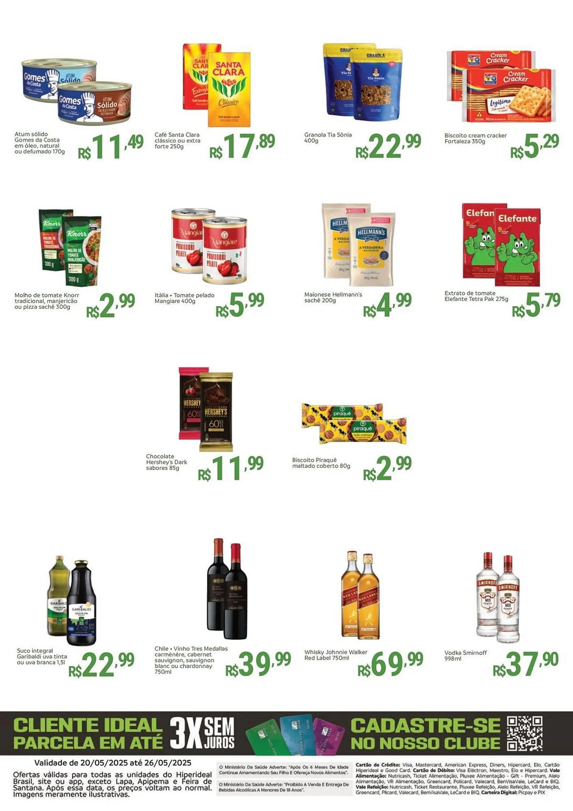 Encarte de Catálogo Hiperideal Supermercados 20 de maio até 26 de maio 2025 - Pagina 3
