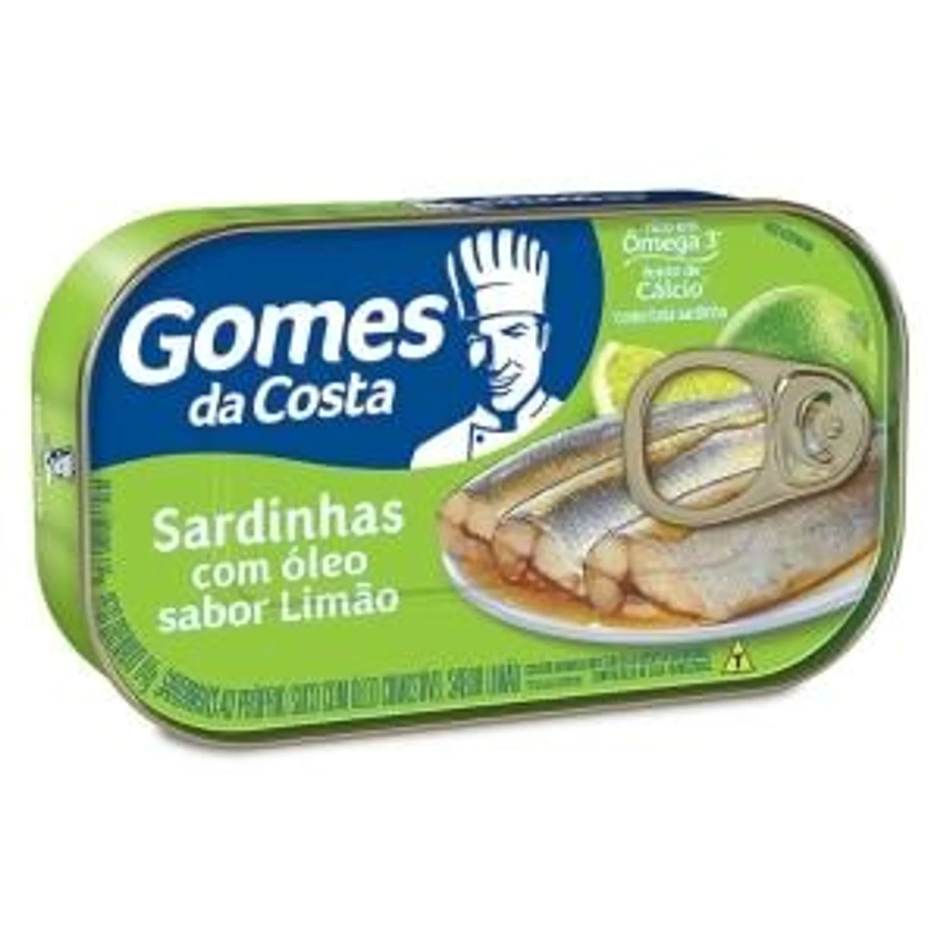 Sardinhas Gomes da Costa Limão Lata 125g