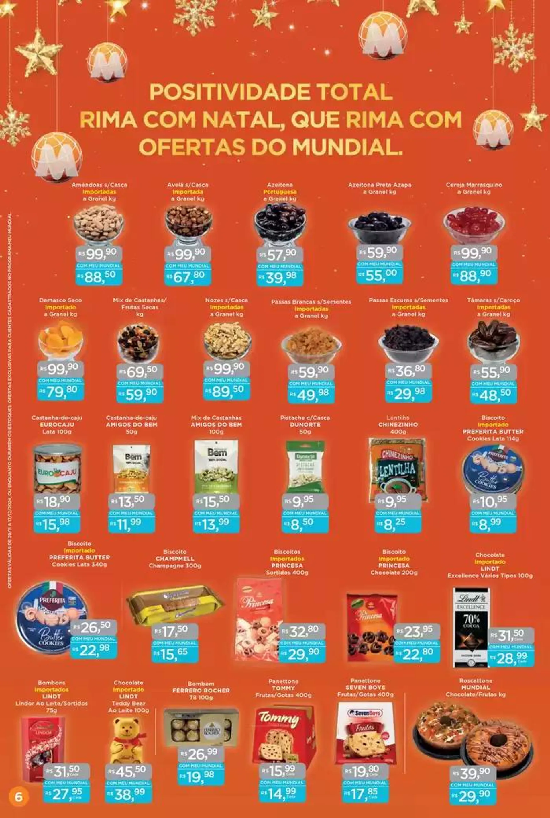 Encarte de Ofertas Supermercados Mundial 2 de dezembro até 17 de dezembro 2024 - Pagina 6