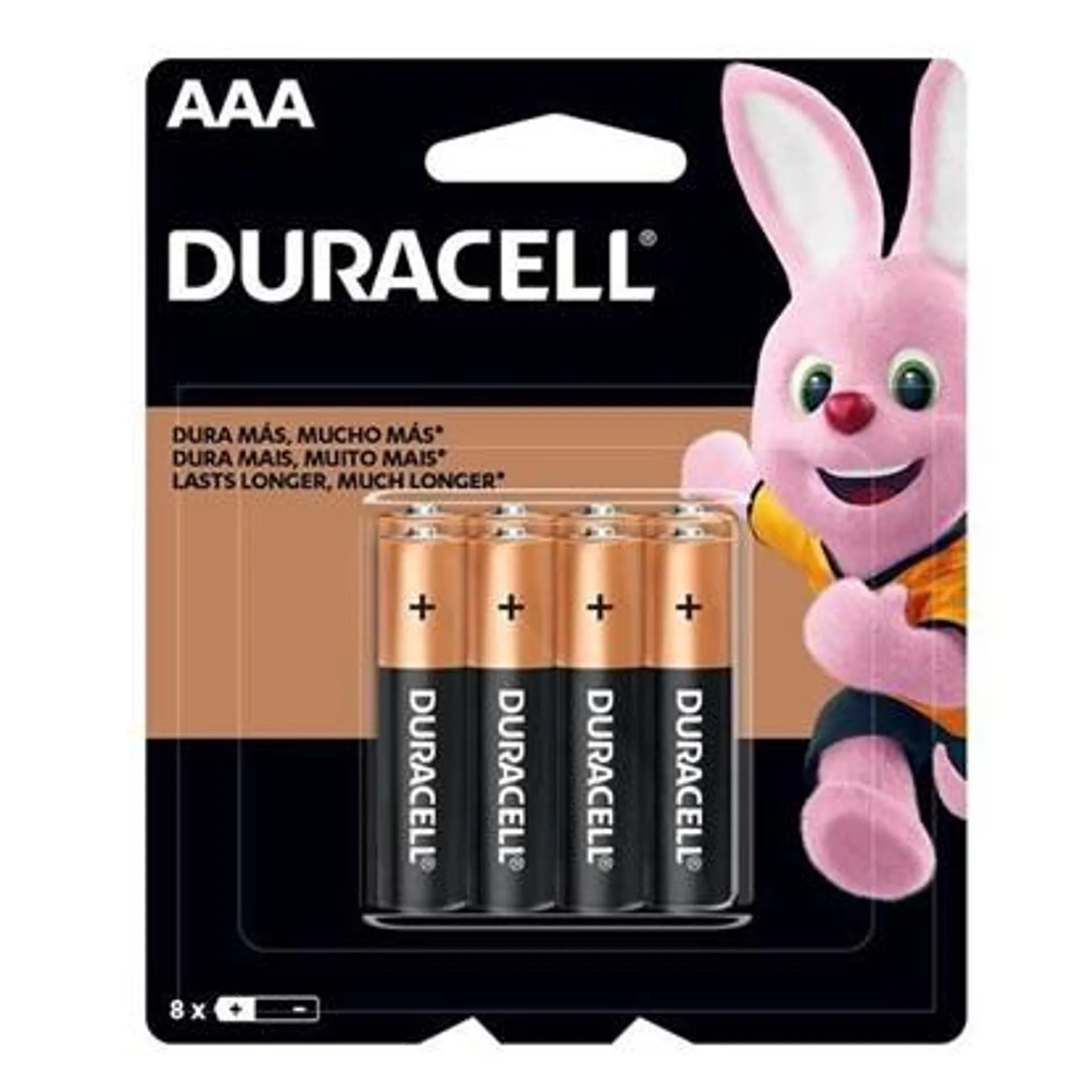 Pilha Alcalina Palito AAA CL 8 UN Duracell