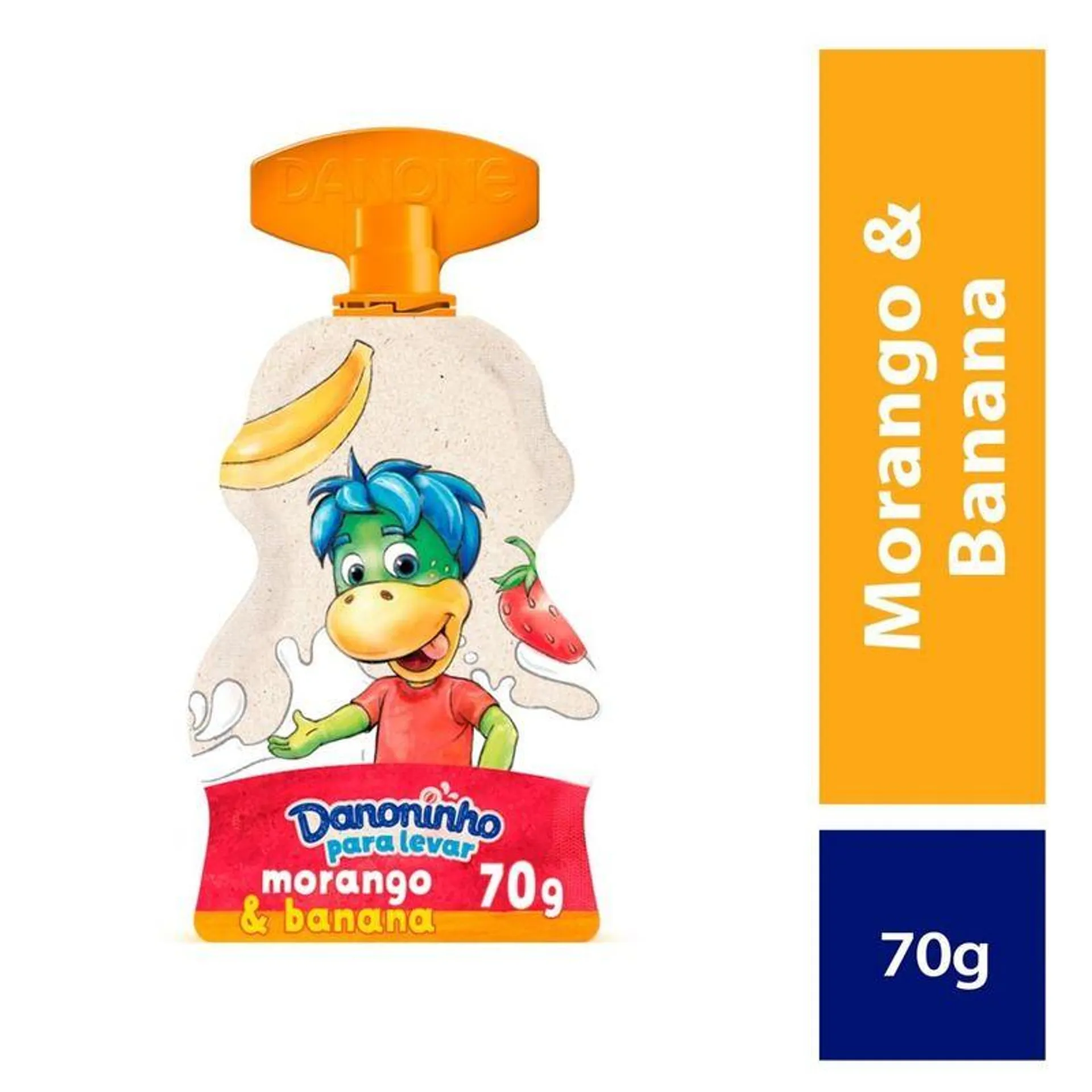 Petit Suisse Danoninho Morango e Banana 70g