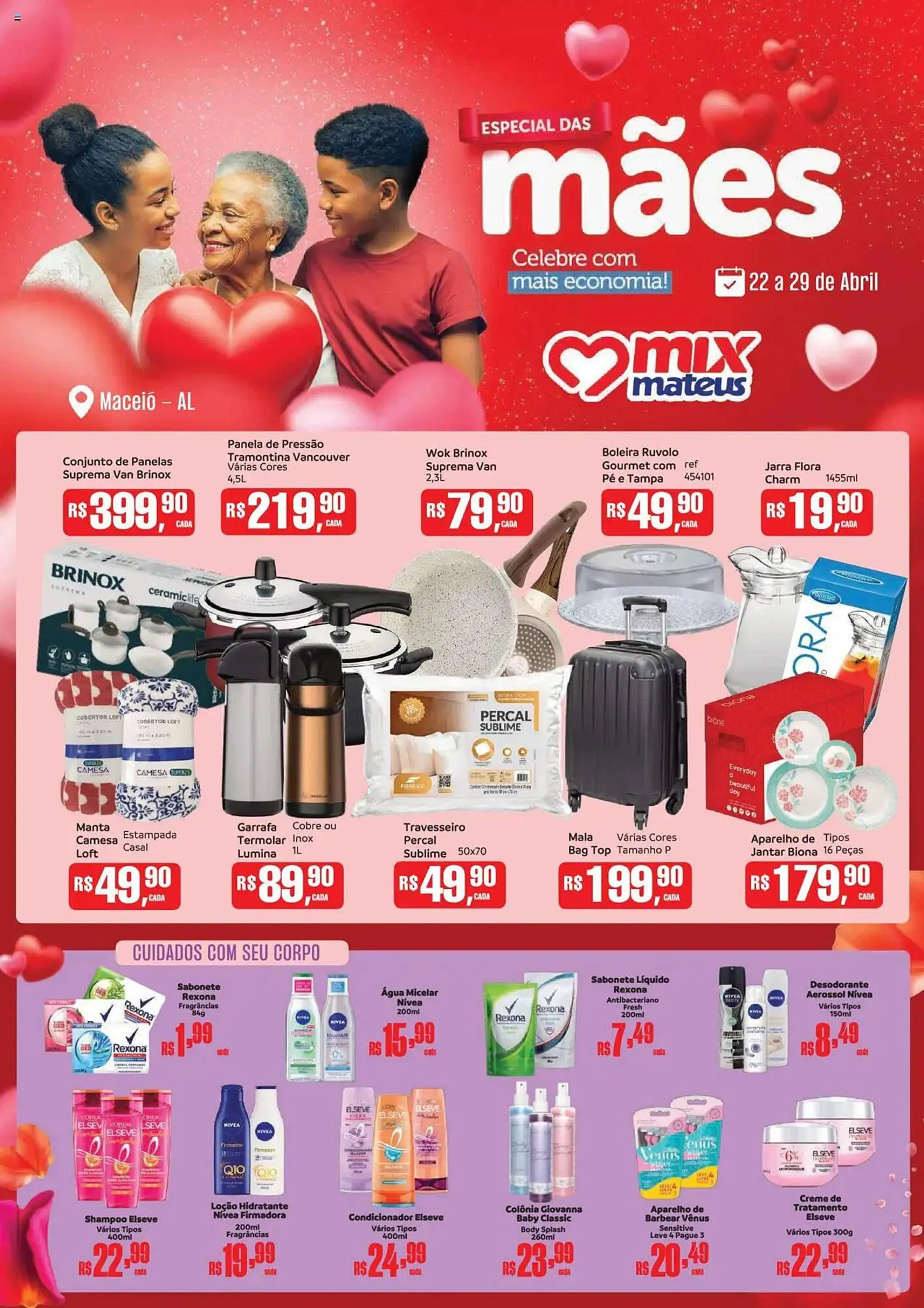Encarte de Catálogo Supermercados Mateus 22 de abril até 29 de abril 2025 - Pagina 1