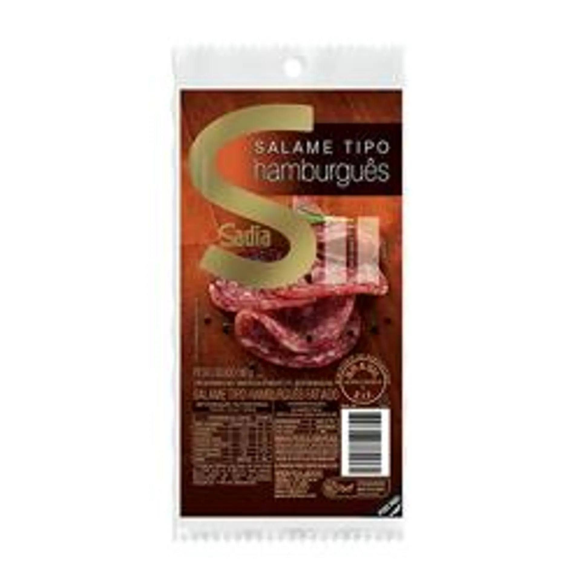 Salame Hamburguer Sadia Fatiado Pct 100gr