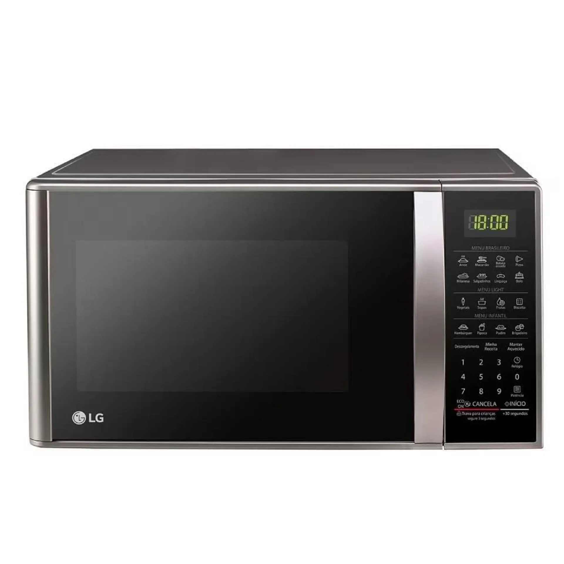 Micro-ondas LG 30 Litros Limpa Fácil MS3043BR