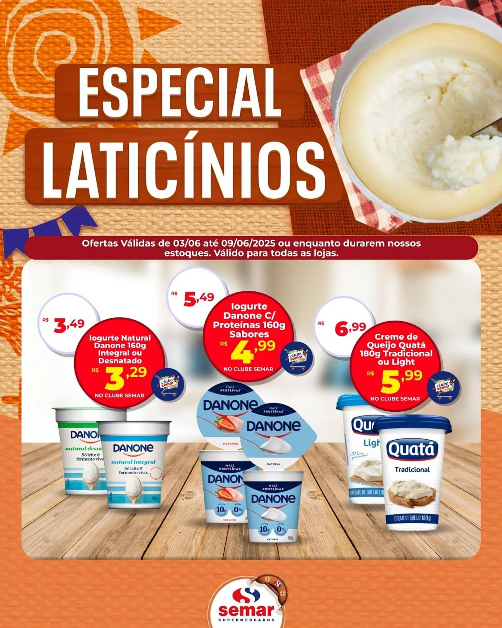 Encarte de Catálogo Semar Supermercado 6 de junho até 9 de junho 2025 - Pagina 2