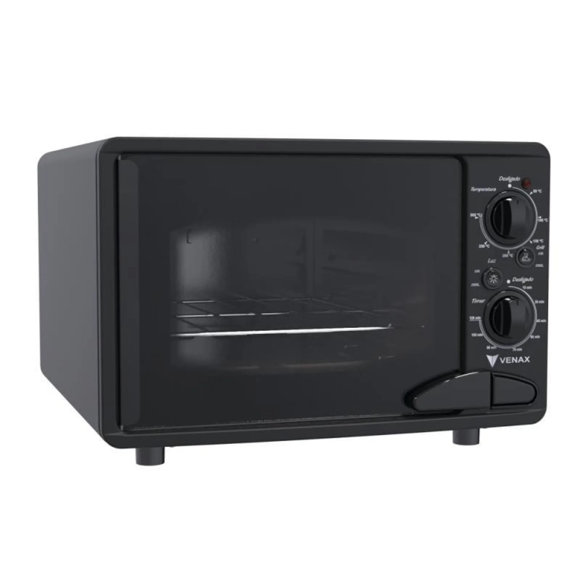 FORNO ELETRICO LUXO 45L PRETO FOSCO