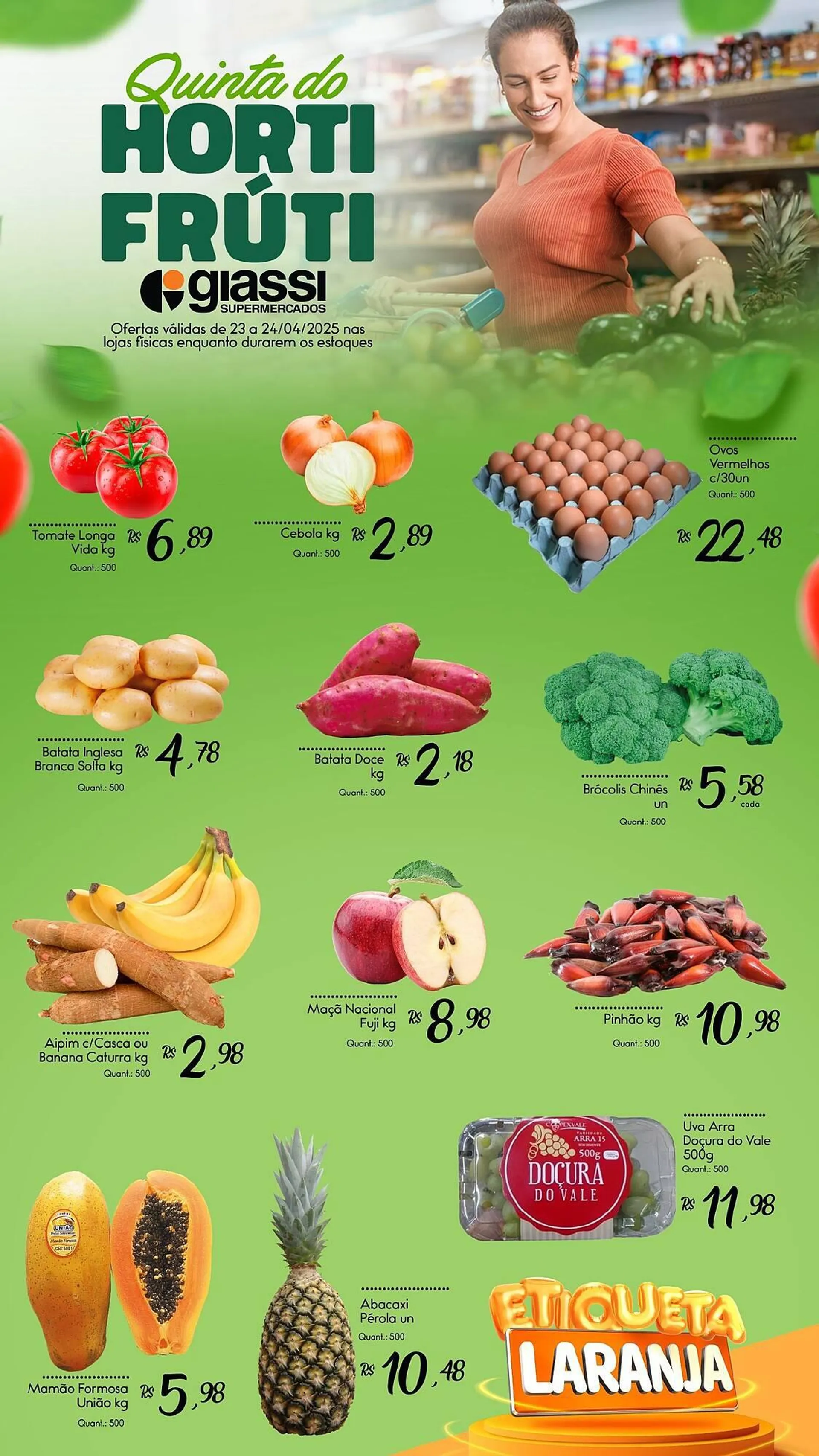 Encarte de Catálogo Giassi Supermercados 23 de abril até 24 de abril 2025 - Pagina 2