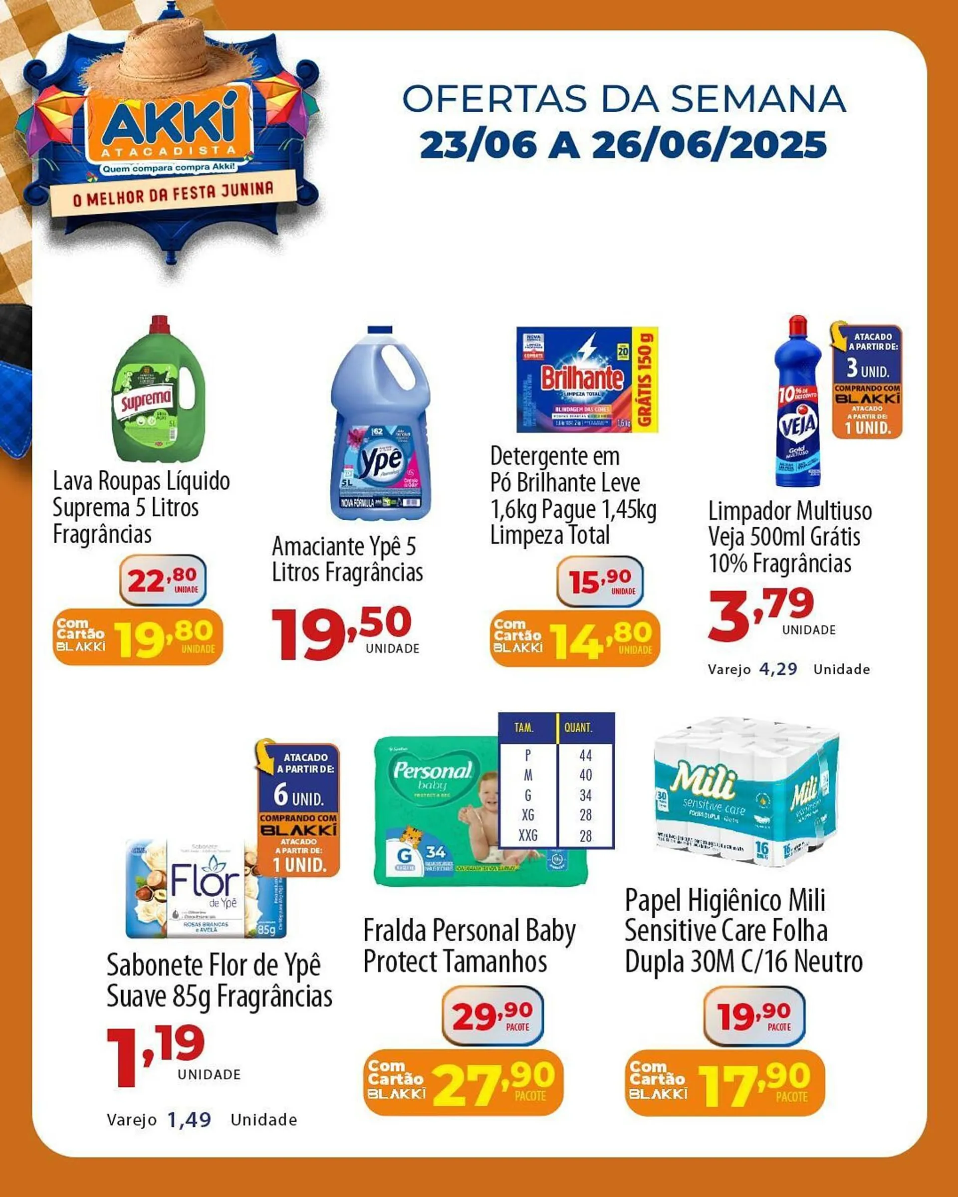 Encarte de Catálogo Akki Atacadista 23 de junho até 26 de junho 2025 - Pagina 1