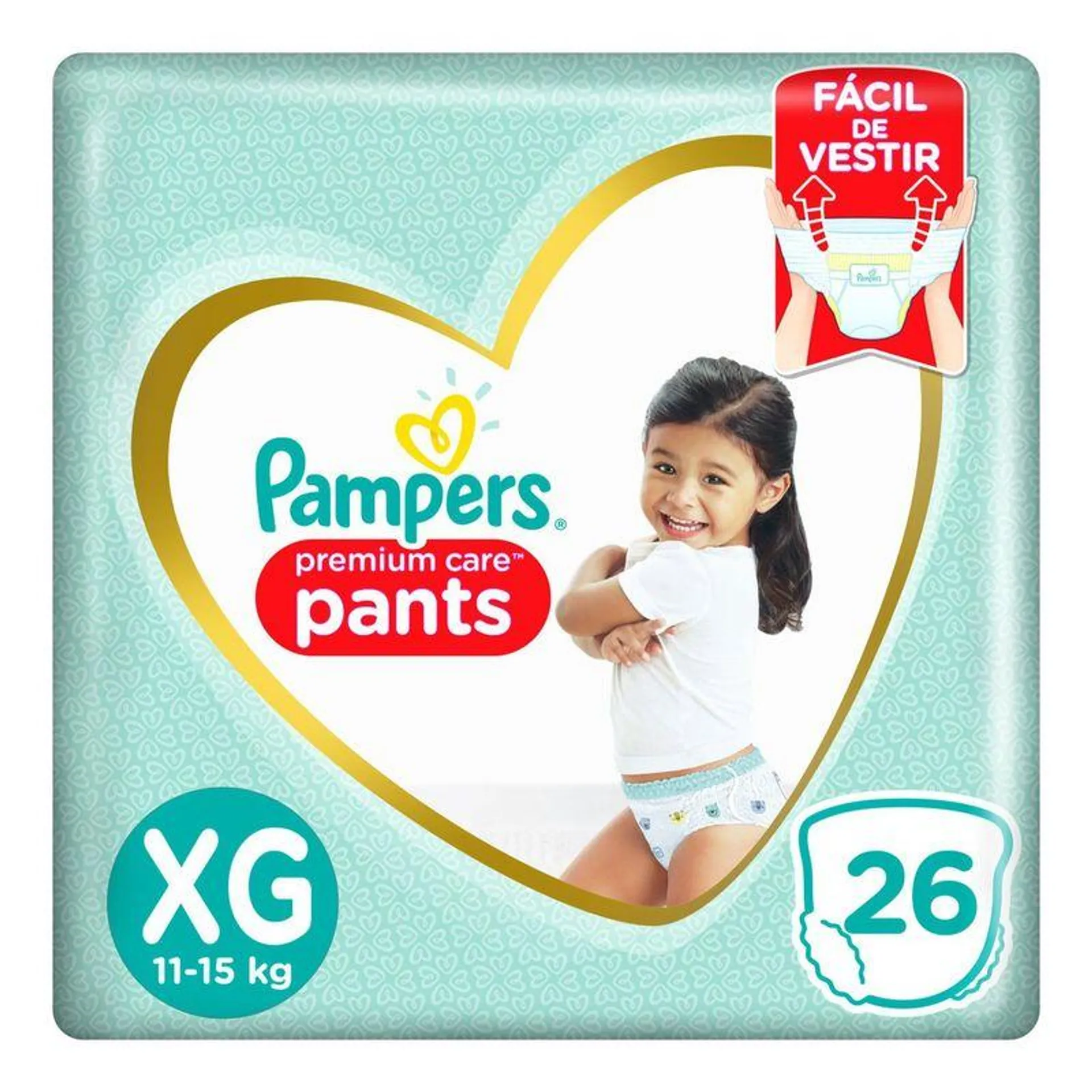 Fralda Pampers Pants Premium Care XG – 26 Unidades