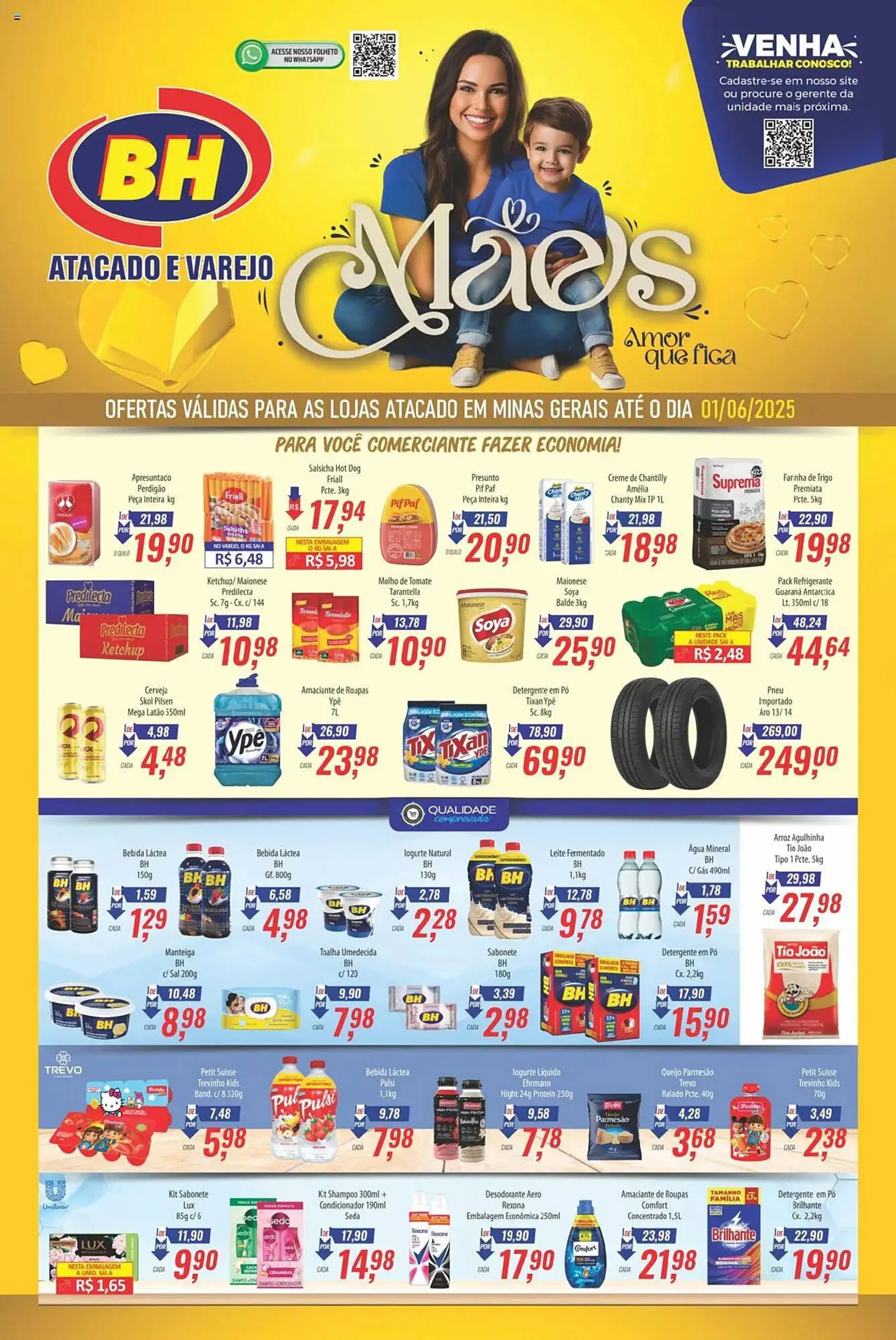 Encarte de Catálogo Supermercados BH 16 de maio até 2 de junho 2025 - Pagina 1