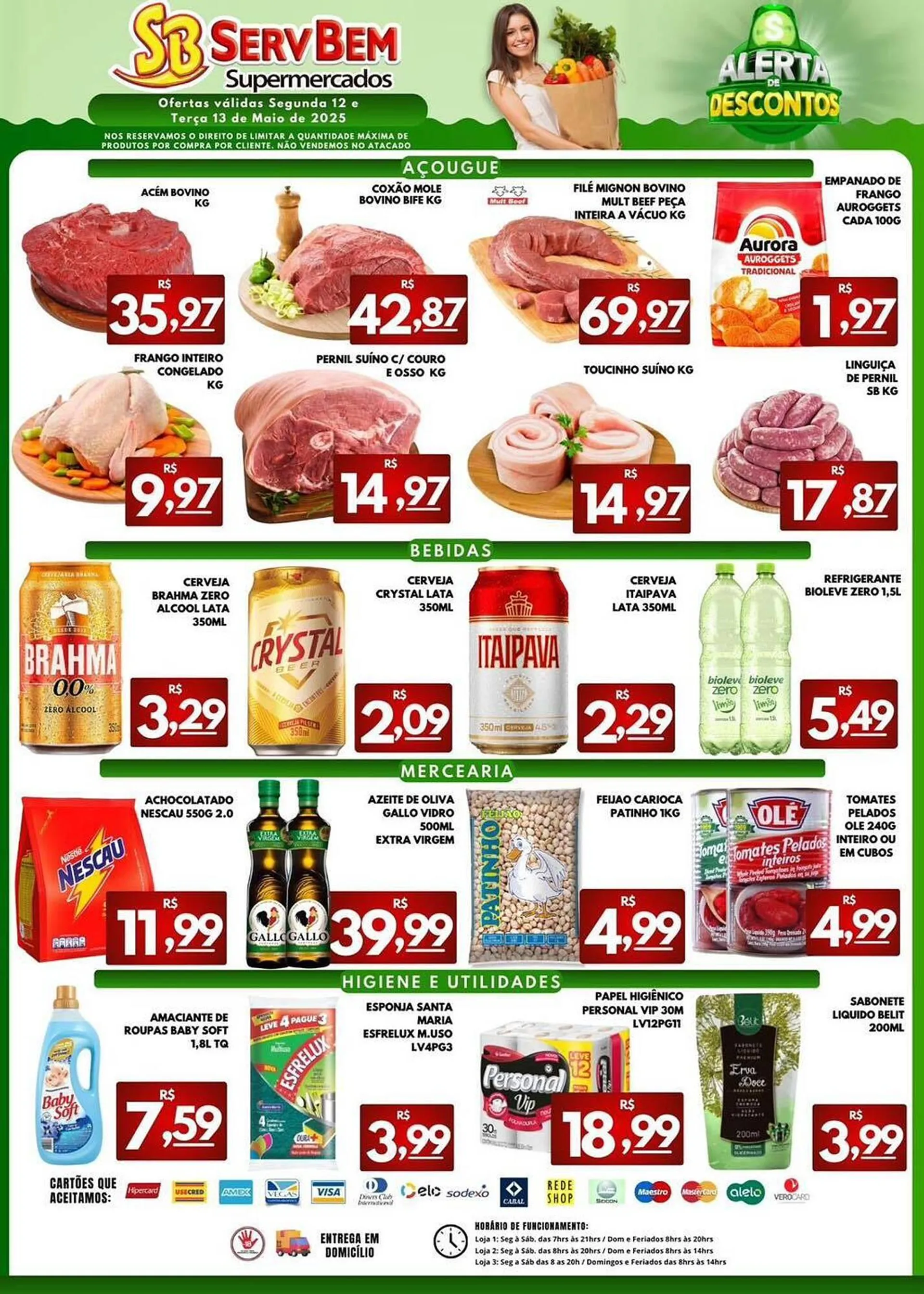 Encarte de Catálogo ServBem 12 de maio até 13 de maio 2025 - Pagina 2