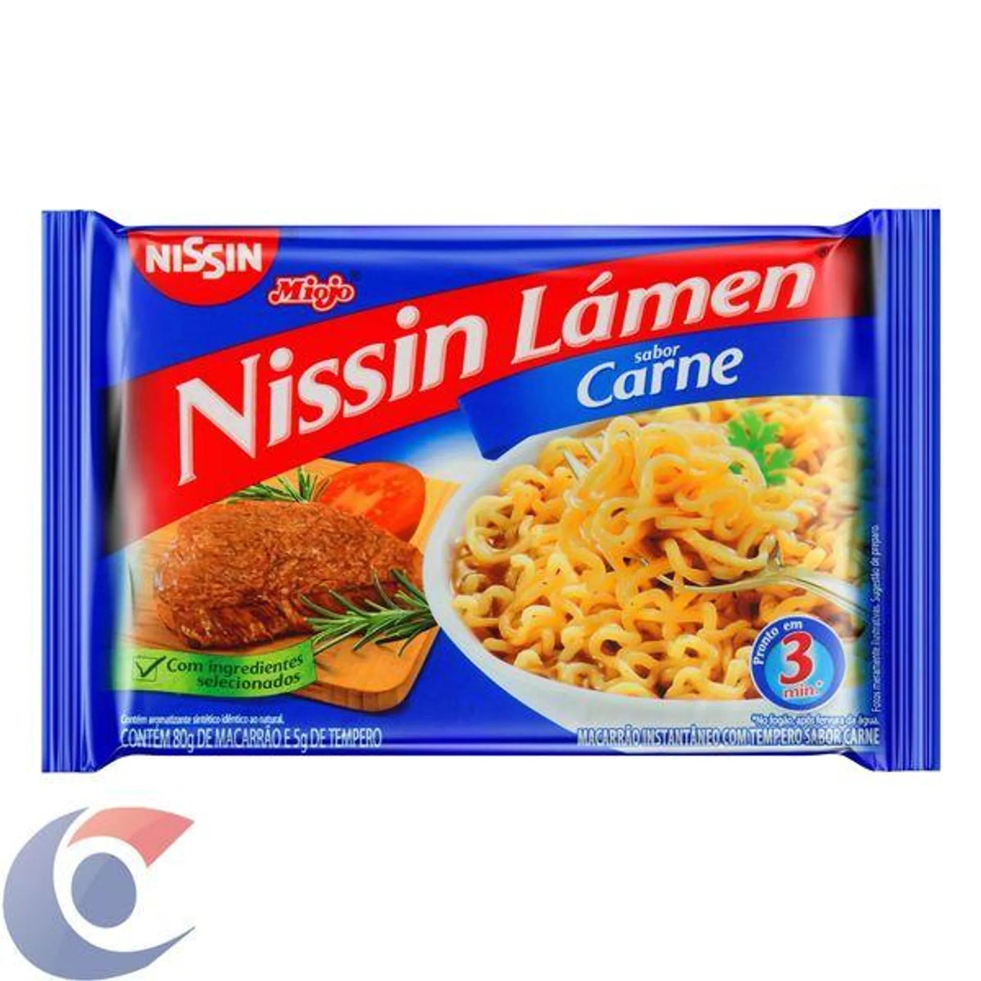 Macarrão Instantâneo Nissin Lamen Carne 85g