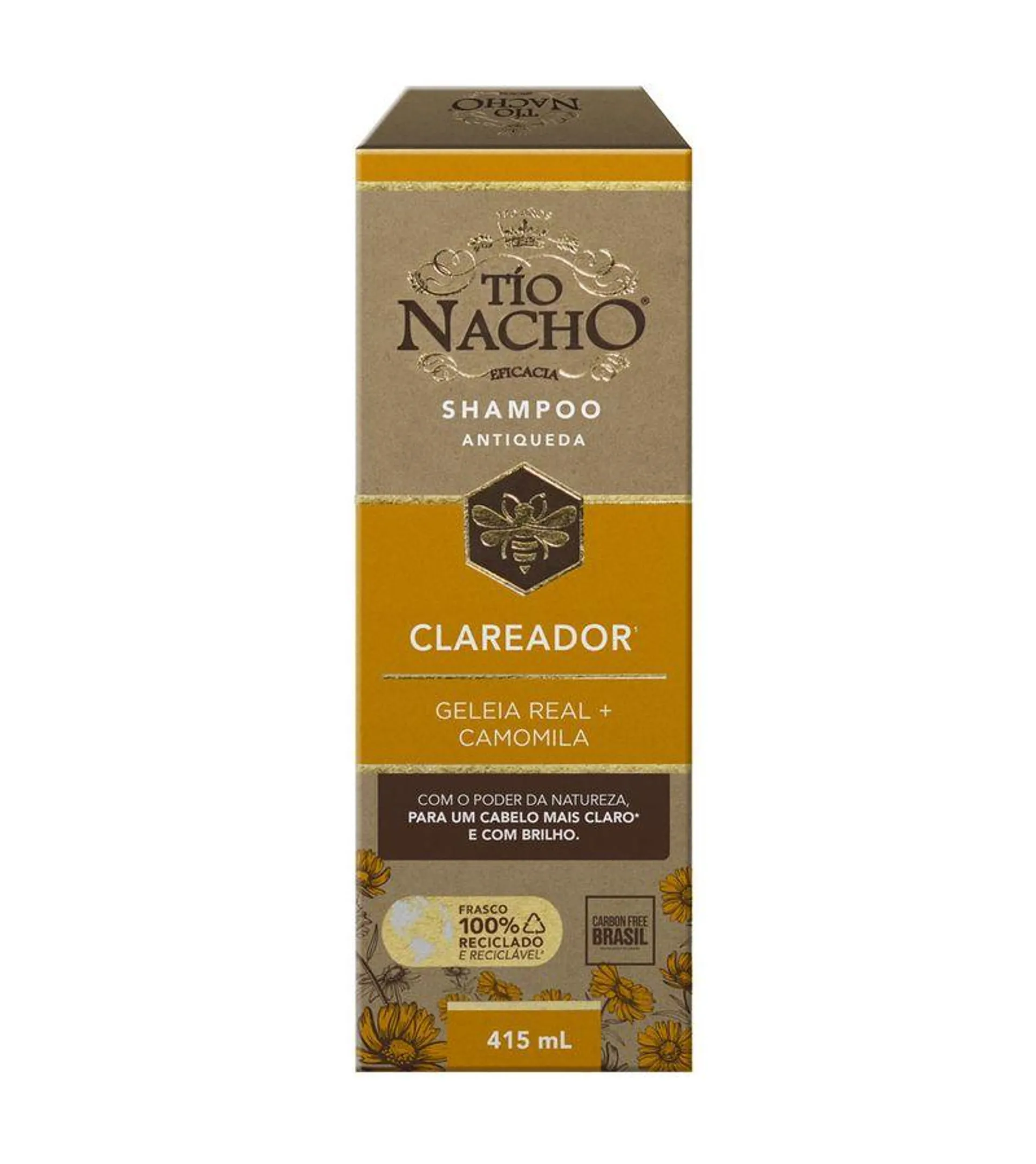 Shampoo Tio Nacho Antiqueda Clareador 415ml