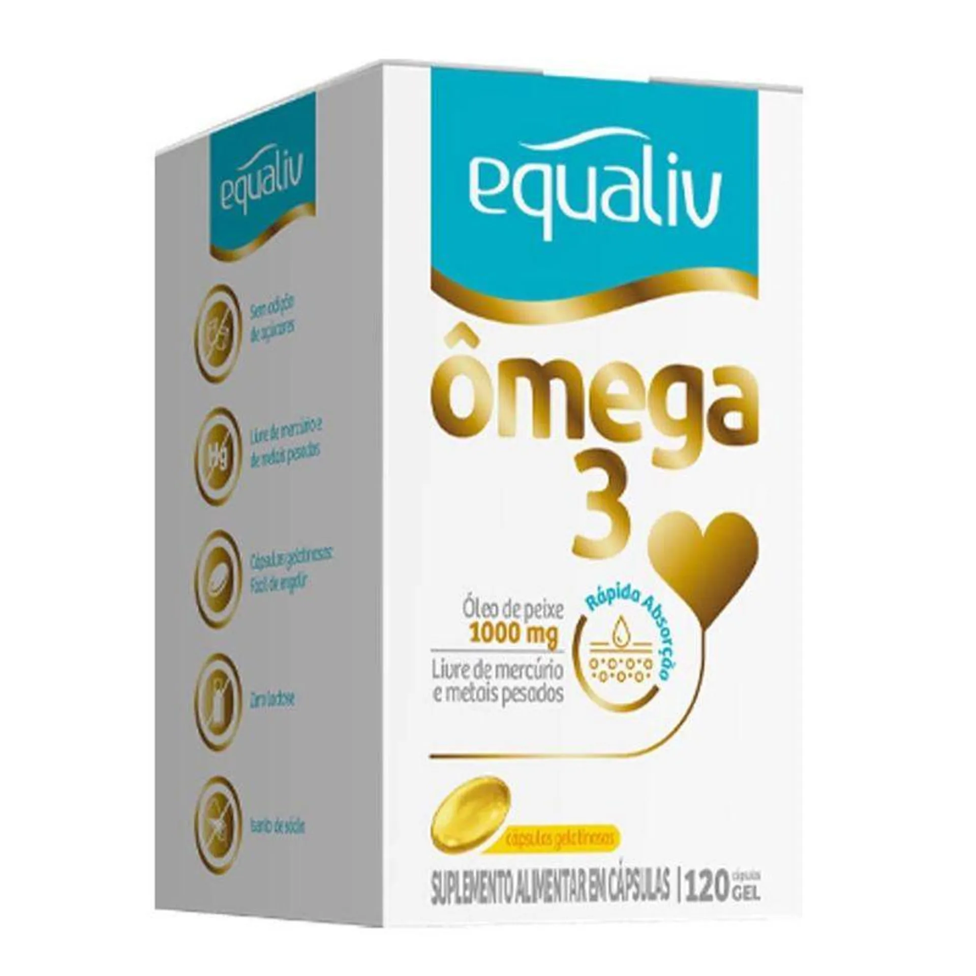 OMEGA 3 EQUALIV 1000MG 120CPS