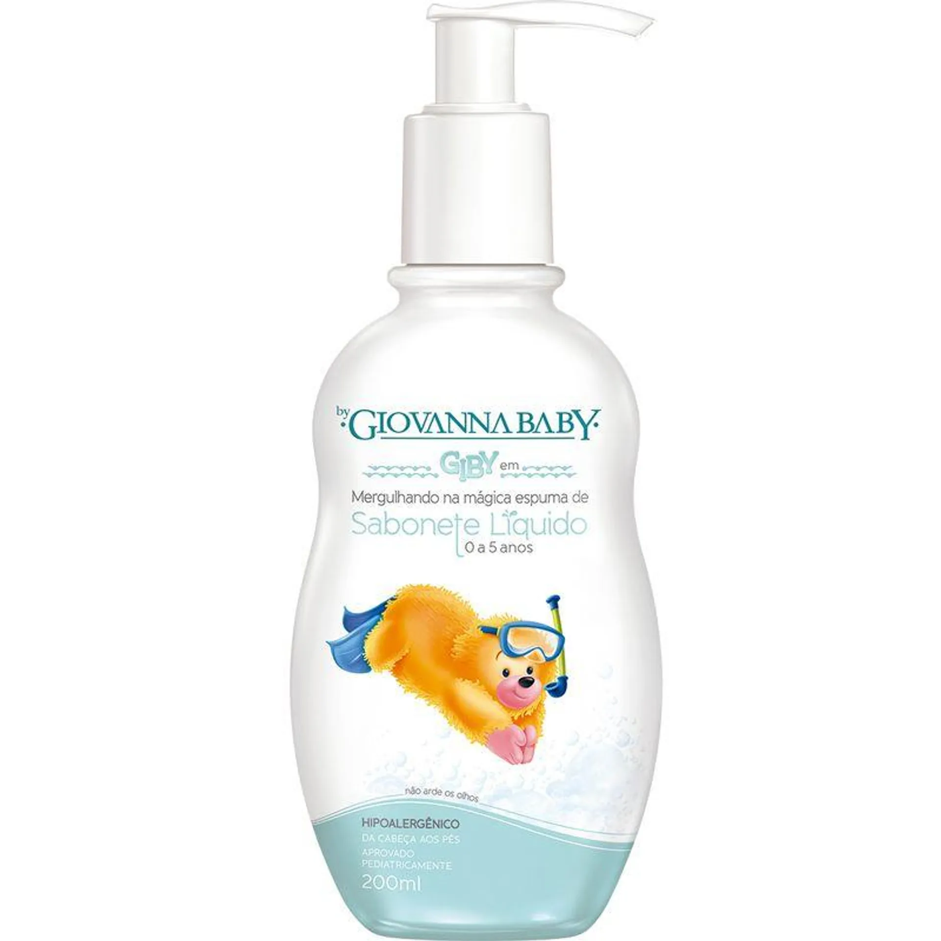 Sabonete Liquido Giovanna Baby Giby Da Cabeça Aos Pés 200ml