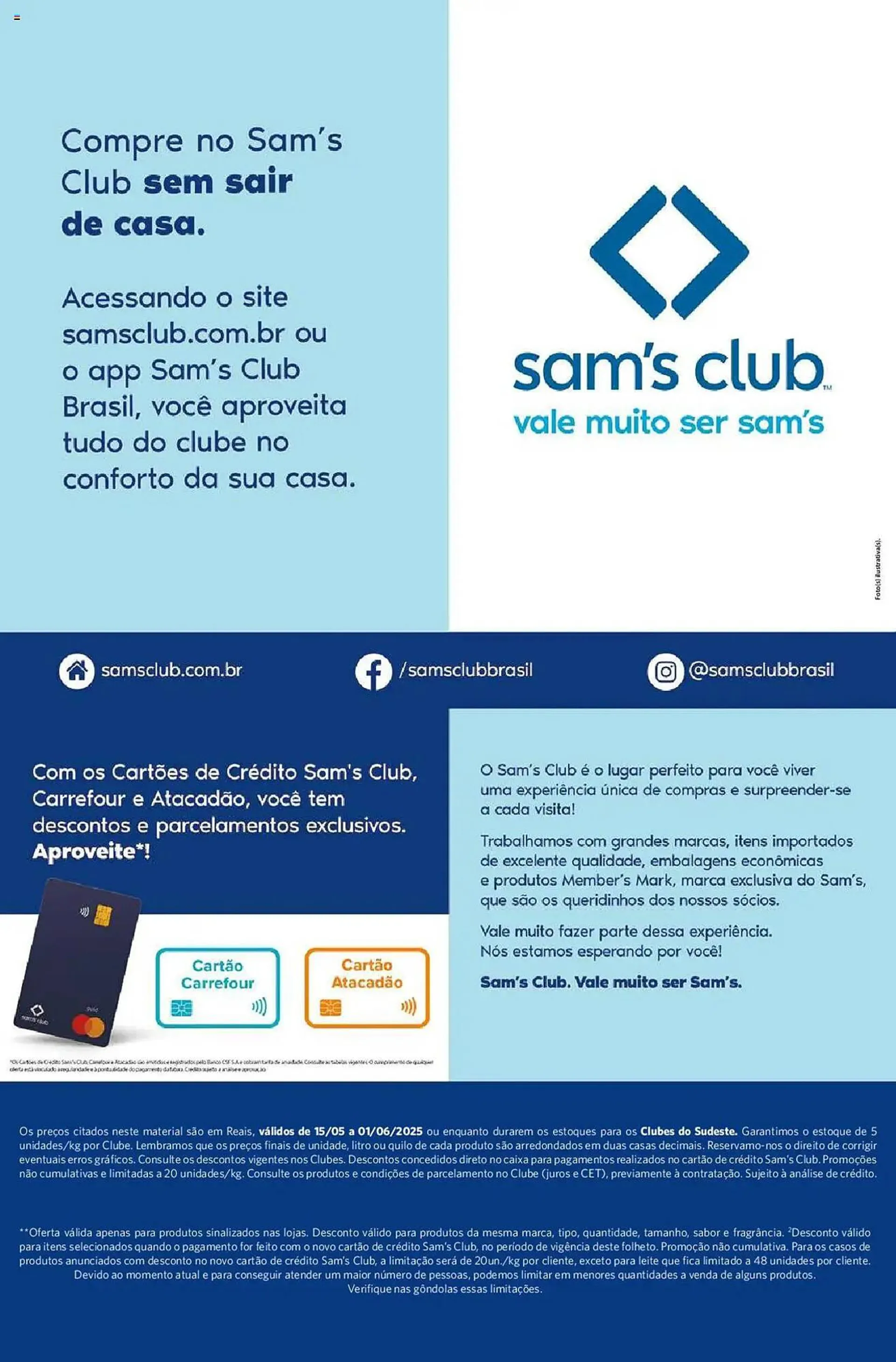 Encarte de Catálogo Sam's Club 15 de maio até 1 de junho 2025 - Pagina 26