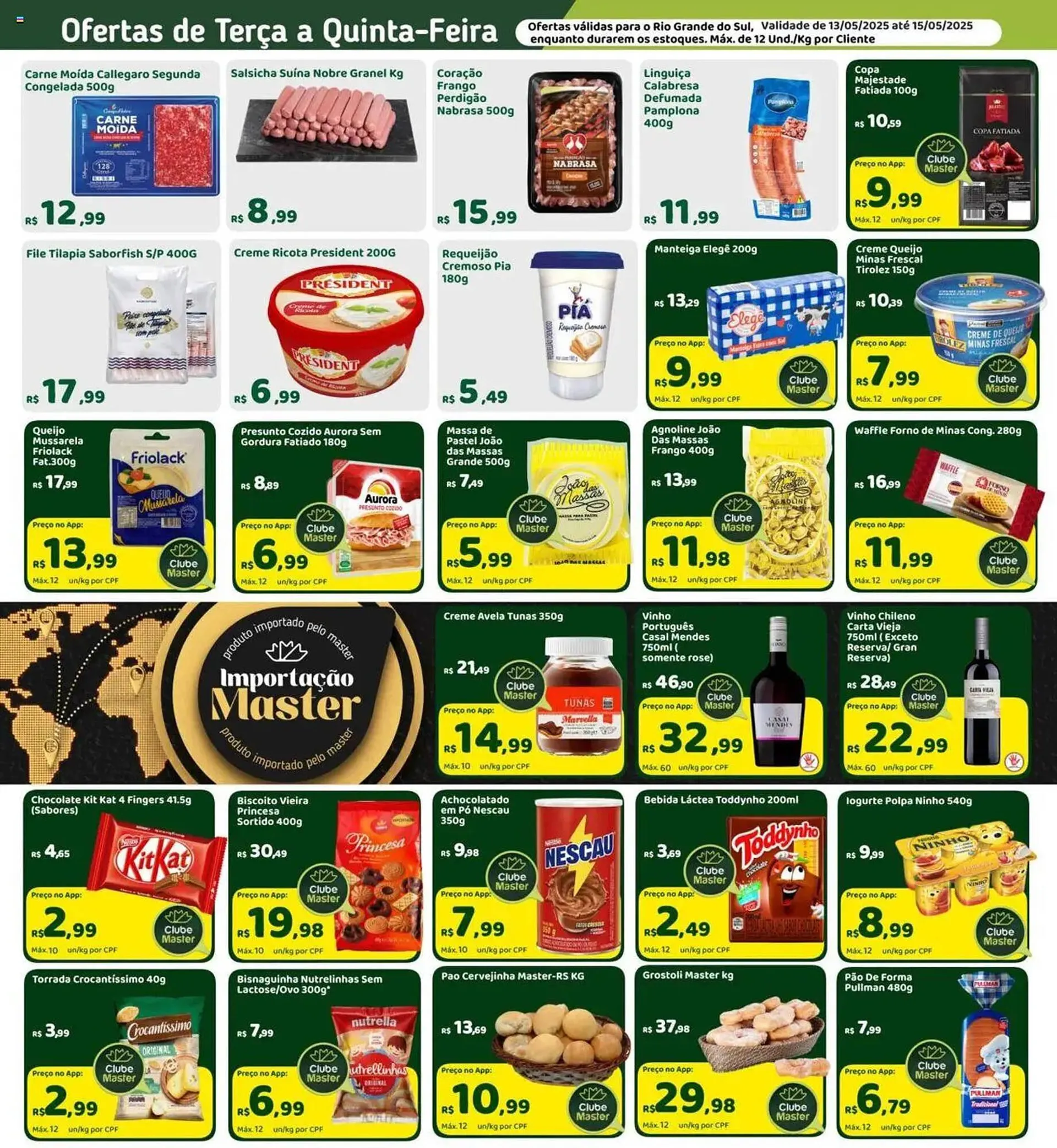 Encarte de Catálogo Master Supermercados 13 de maio até 15 de maio 2025 - Pagina 2